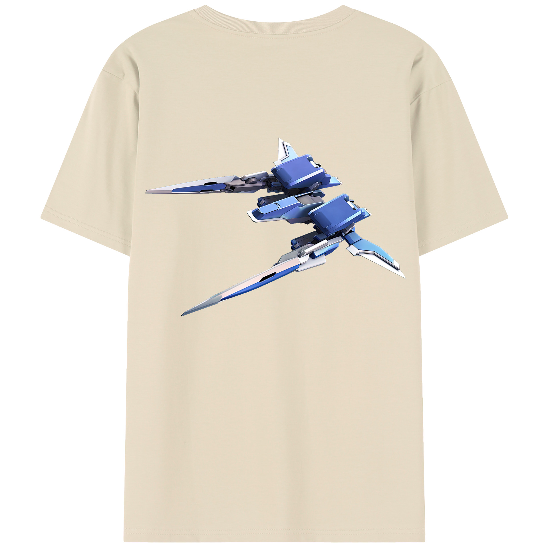 （画像用） 機動戦士ガンダム Mobile Suit Gundam 綿100％半袖Tシャツ（背面プリント）