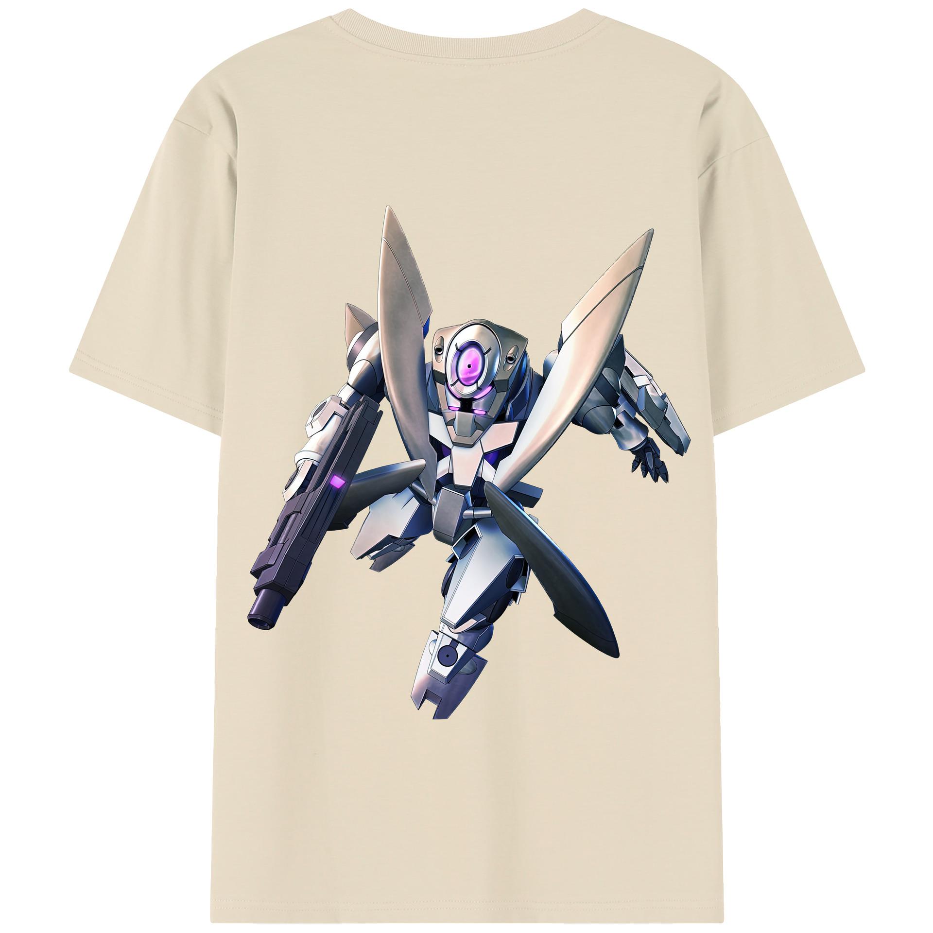 （画像用） 機動戦士ガンダム Mobile Suit Gundam 綿100％半袖Tシャツ（背面プリント）