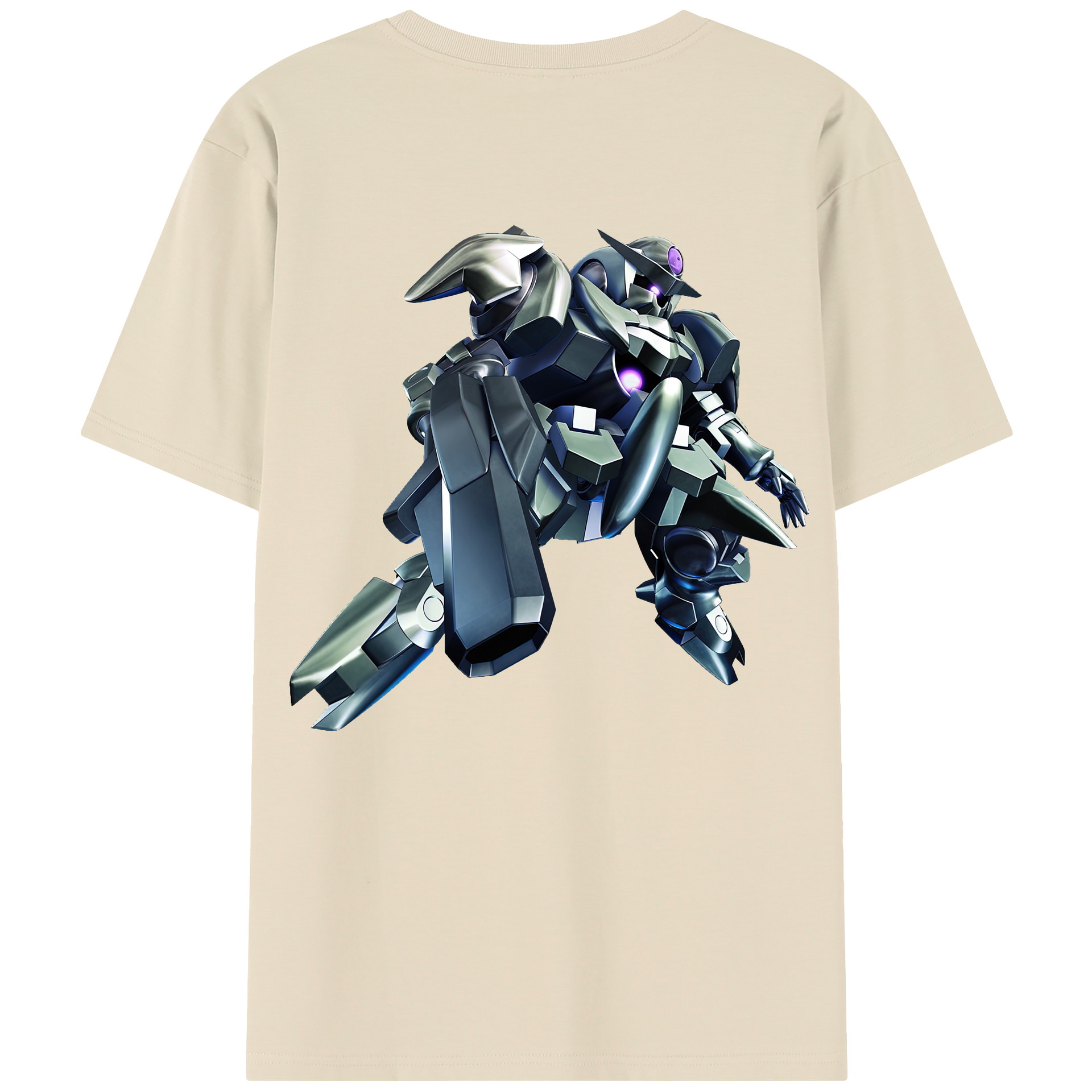 （画像用） 機動戦士ガンダム Mobile Suit Gundam 綿100％半袖Tシャツ（背面プリント）