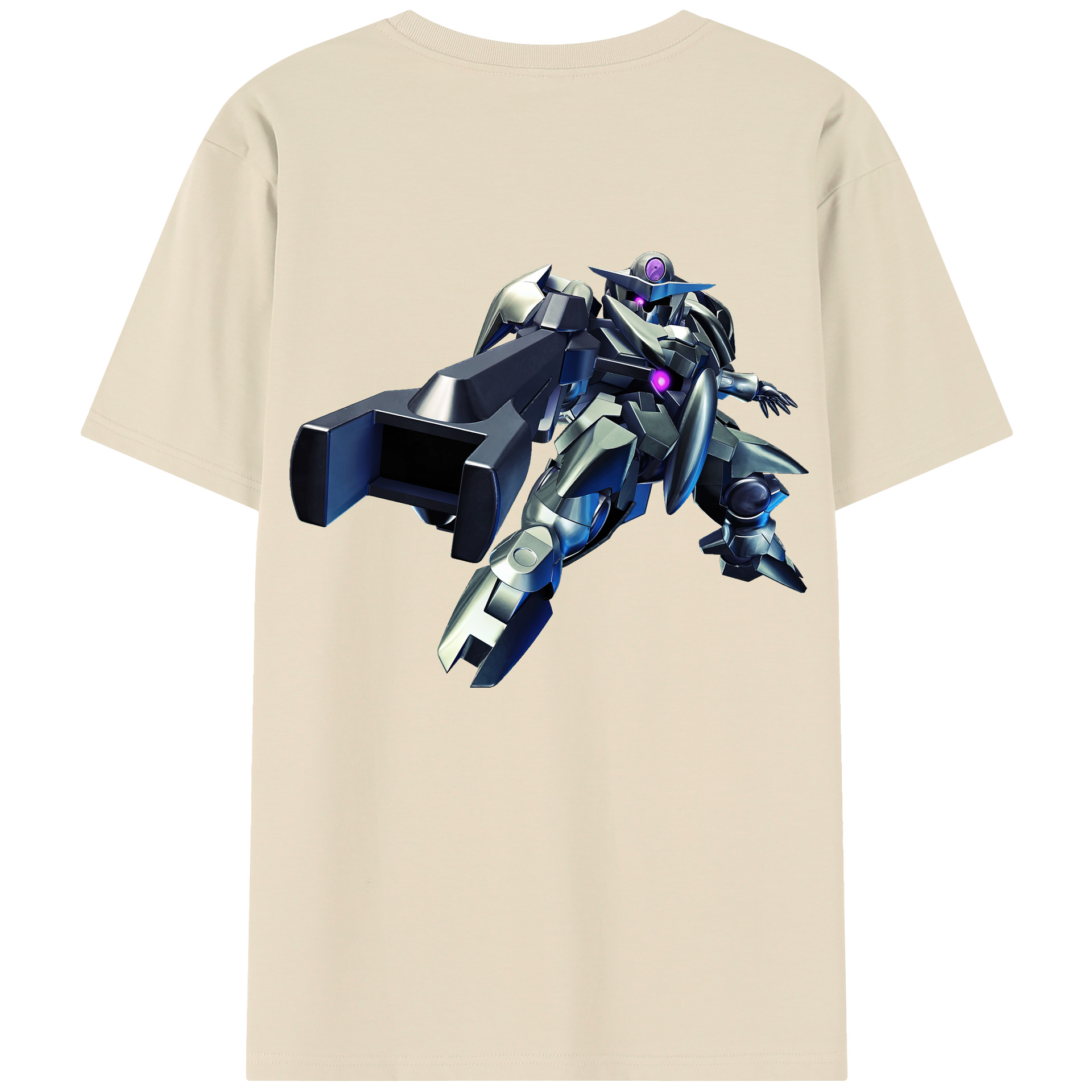 （画像用） 機動戦士ガンダム Mobile Suit Gundam 綿100％半袖Tシャツ（背面プリント）