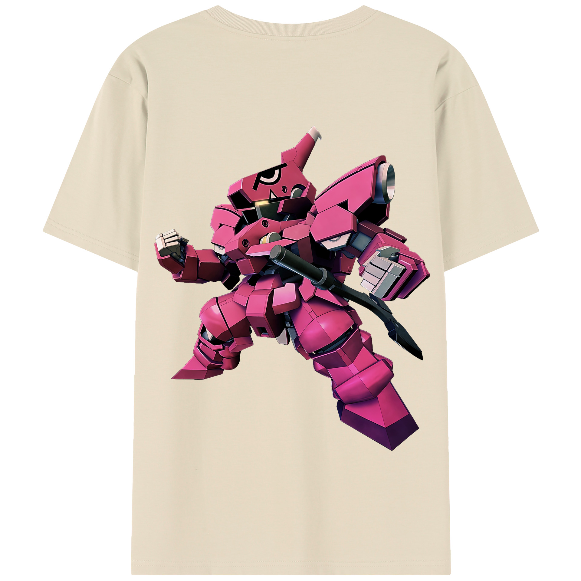 （画像用） 機動戦士ガンダム Mobile Suit Gundam 綿100％半袖Tシャツ（背面プリント）