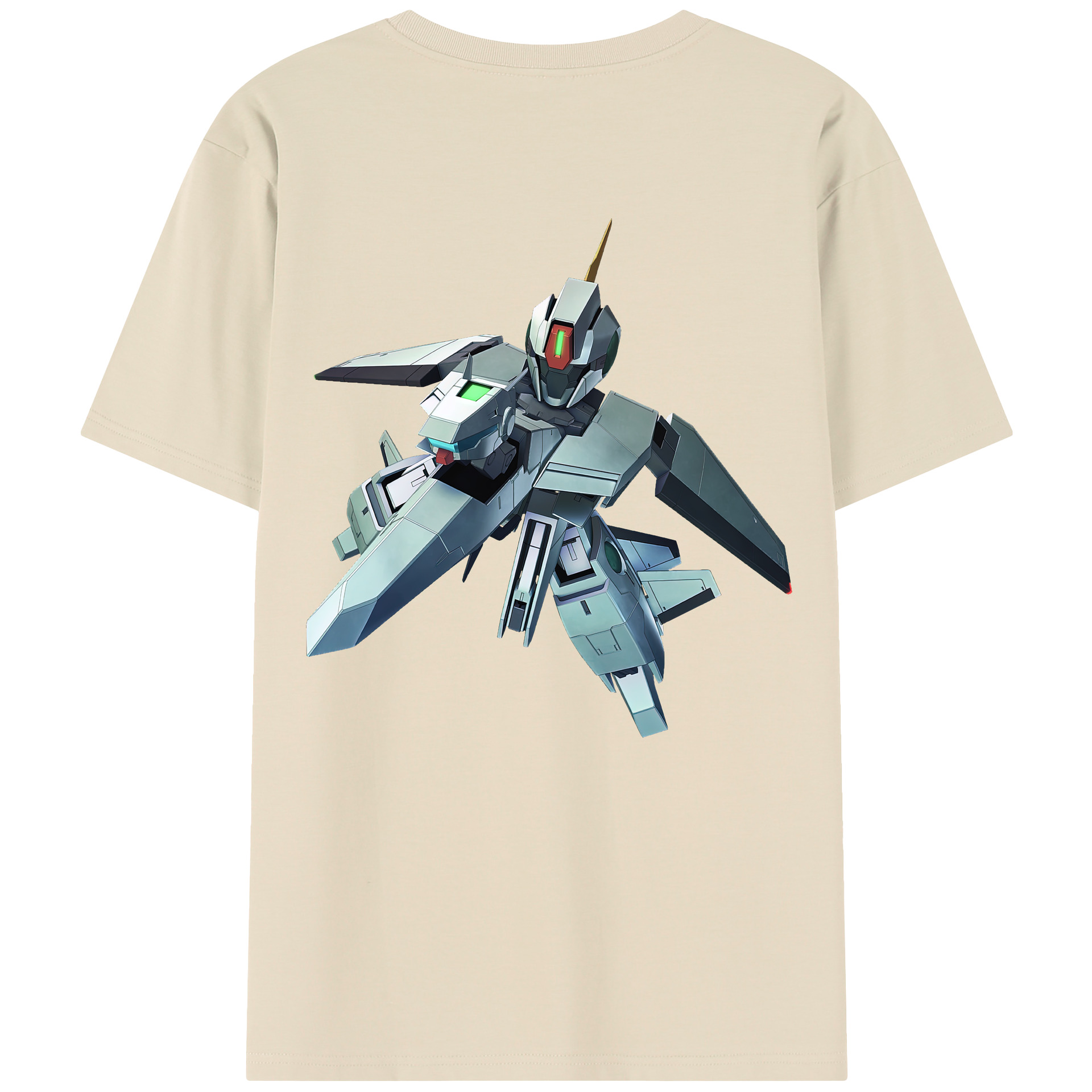 （画像用） 機動戦士ガンダム Mobile Suit Gundam 綿100％半袖Tシャツ（背面プリント）