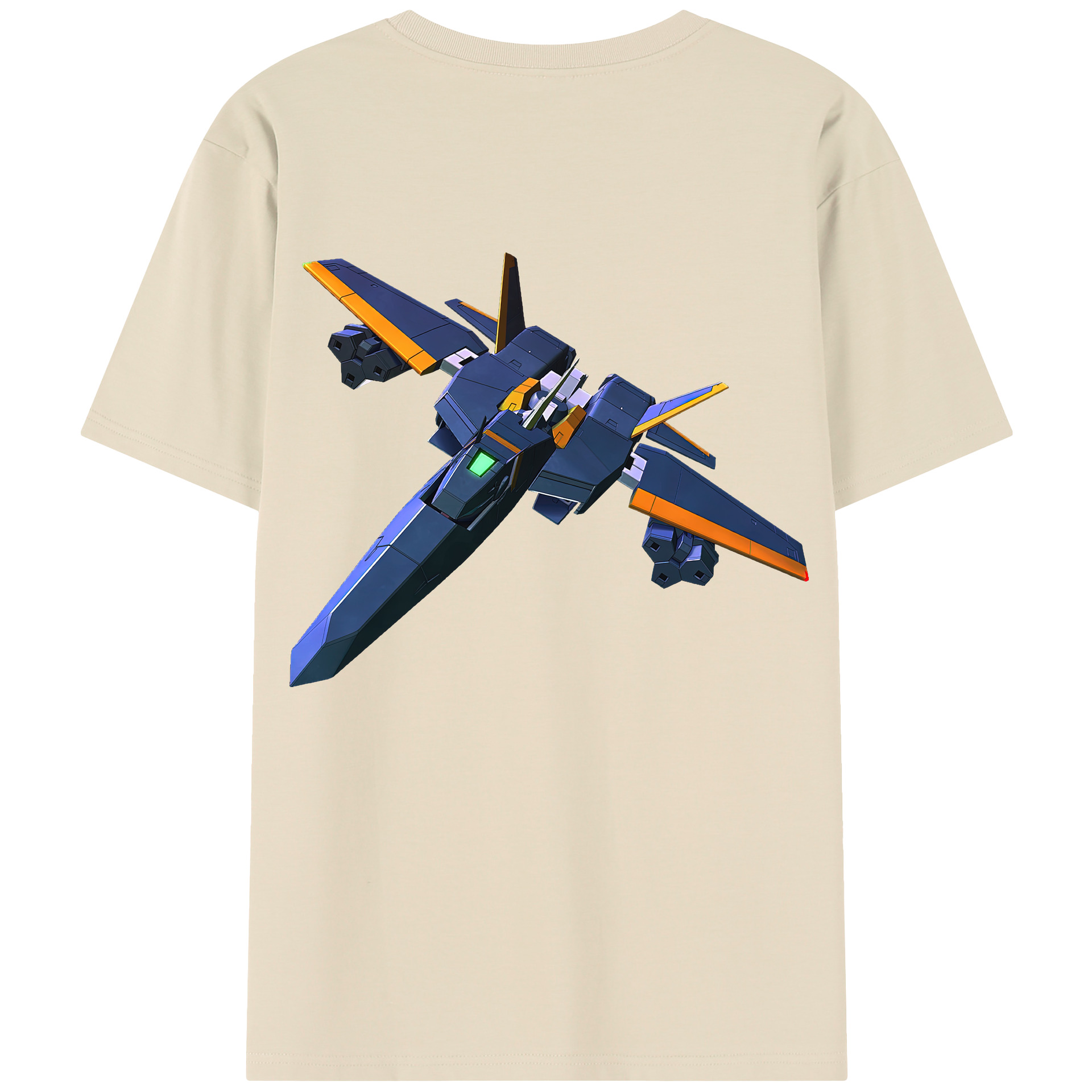 （画像用） 機動戦士ガンダム Mobile Suit Gundam 綿100％半袖Tシャツ（背面プリント）