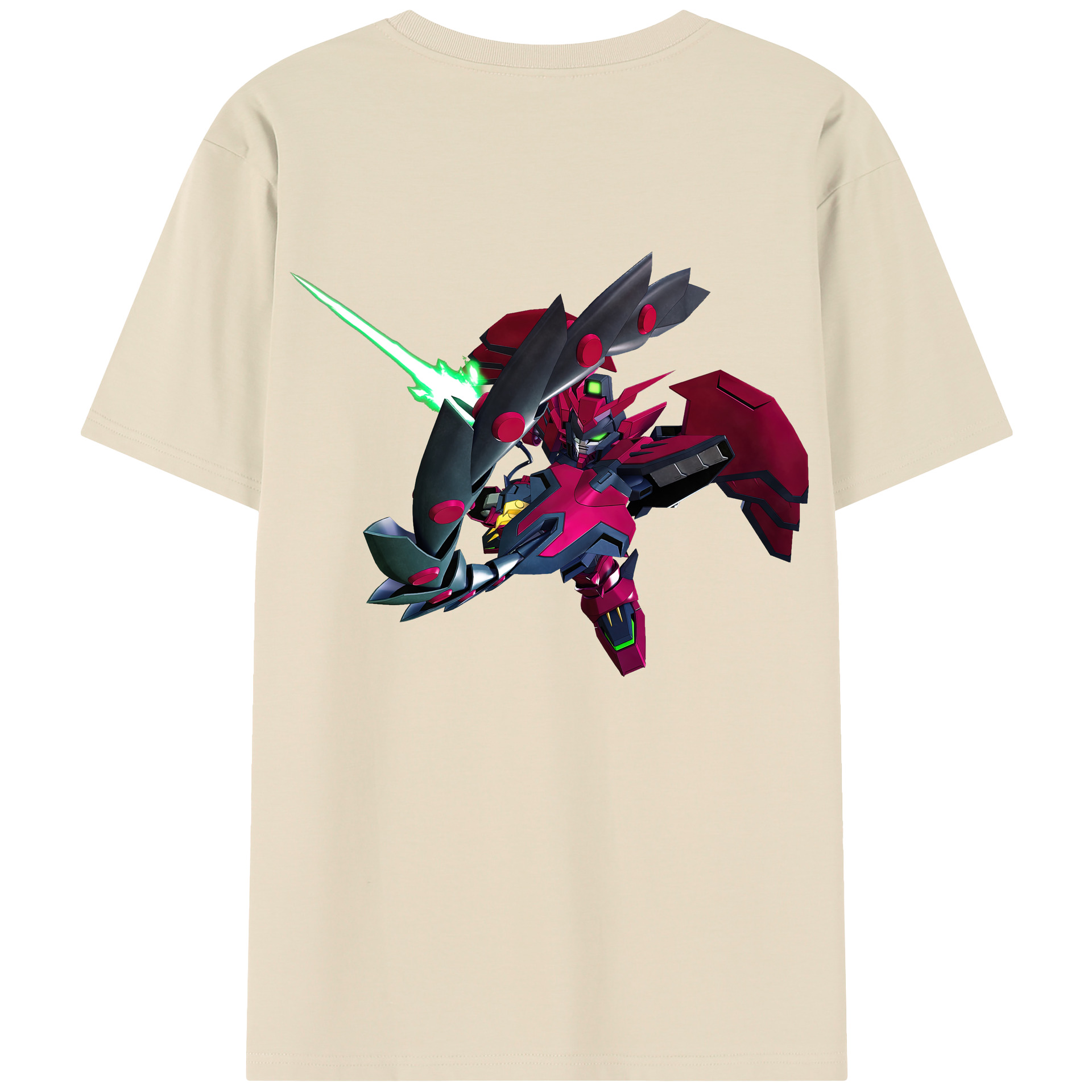 （画像用） 機動戦士ガンダム Mobile Suit Gundam 綿100％半袖Tシャツ（背面プリント）