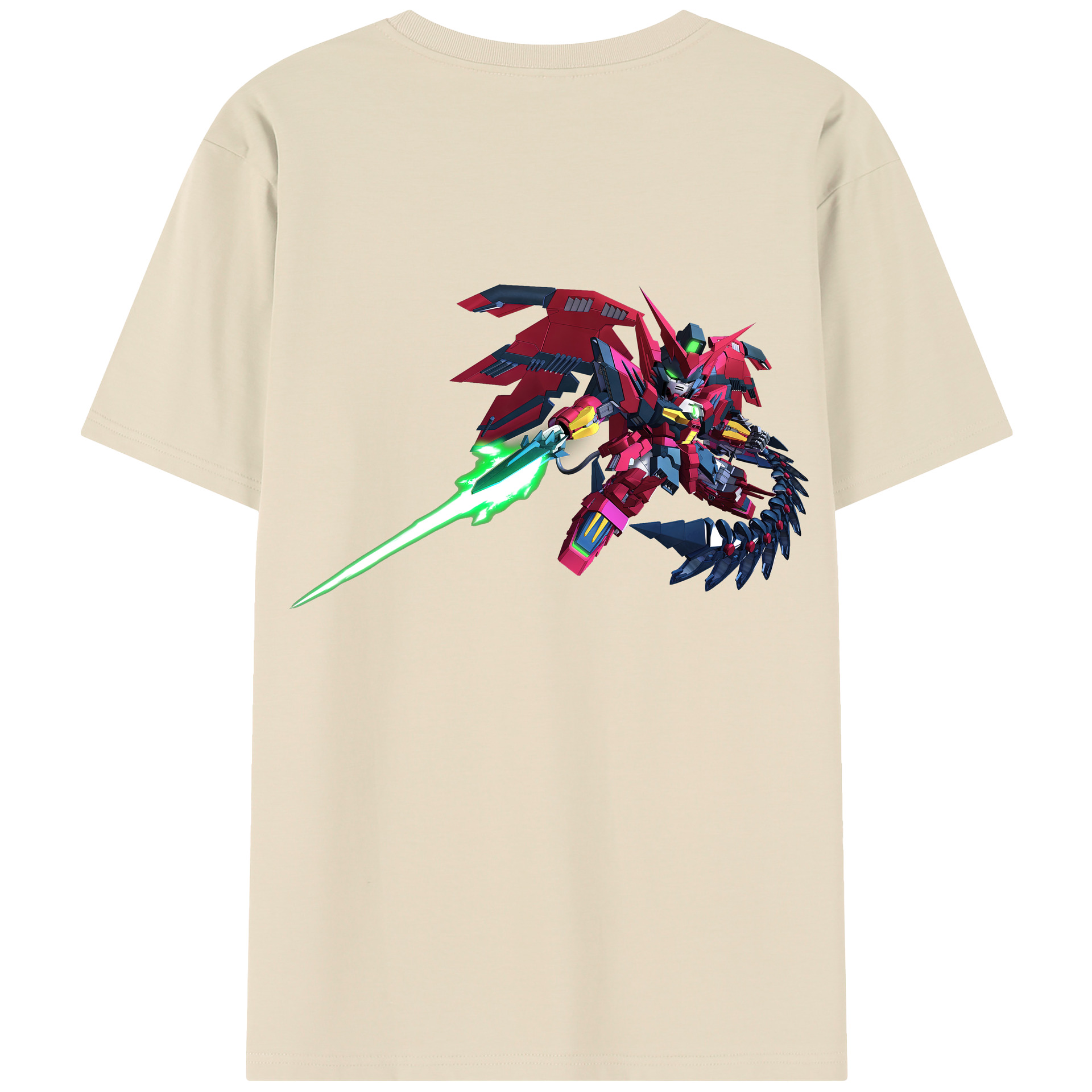 （画像用） 機動戦士ガンダム Mobile Suit Gundam 綿100％半袖Tシャツ（背面プリント）