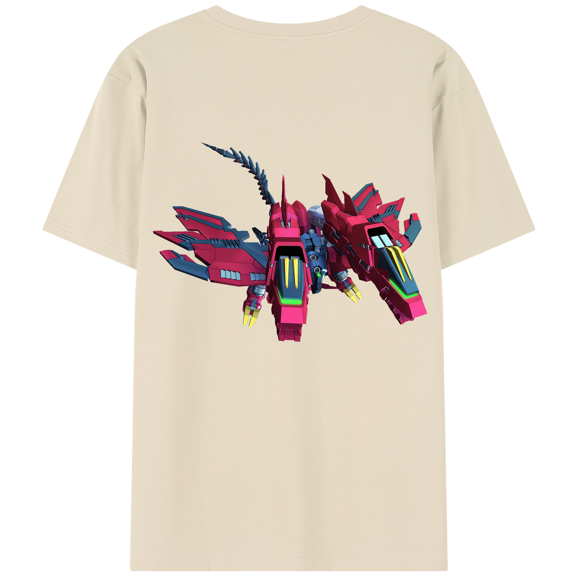 （画像用） 機動戦士ガンダム Mobile Suit Gundam 綿100％半袖Tシャツ（背面プリント）