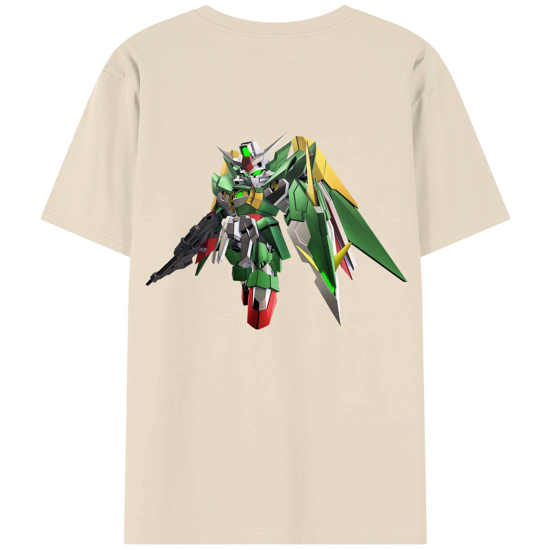 （画像用） 機動戦士ガンダム Mobile Suit Gundam 綿100％半袖Tシャツ（背面プリント）