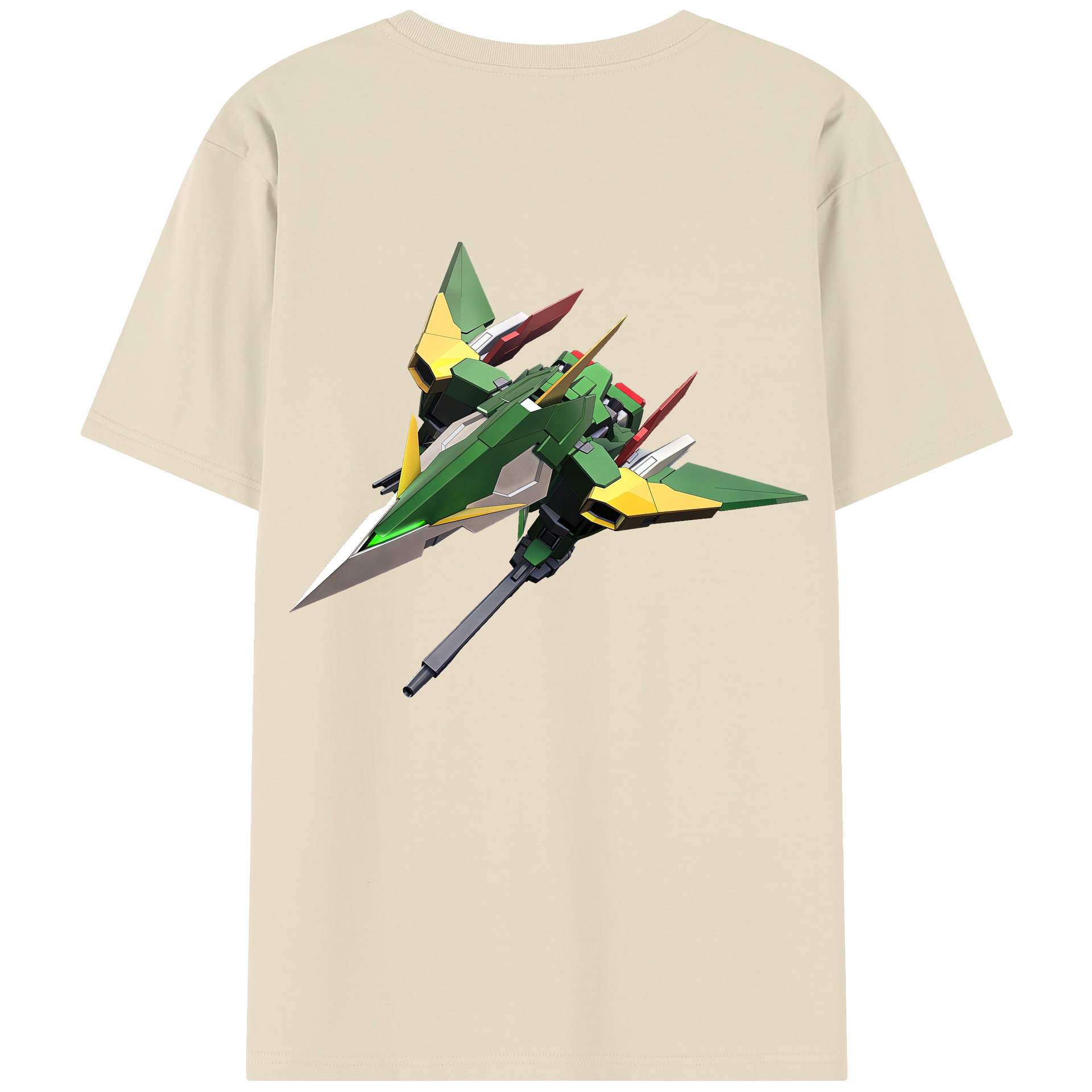 （画像用） 機動戦士ガンダム Mobile Suit Gundam 綿100％半袖Tシャツ（背面プリント）
