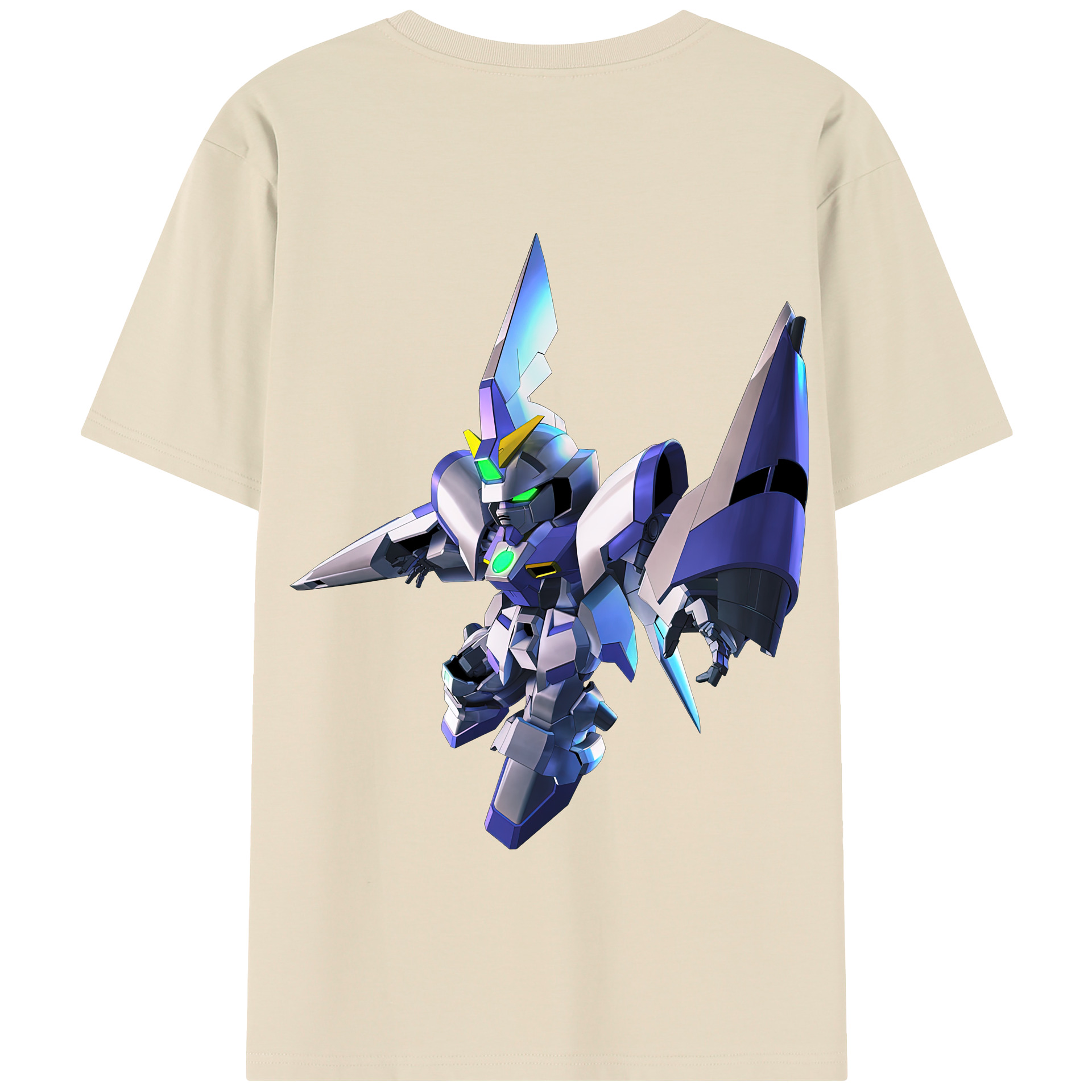 （画像用） 機動戦士ガンダム Mobile Suit Gundam 綿100％半袖Tシャツ（背面プリント）