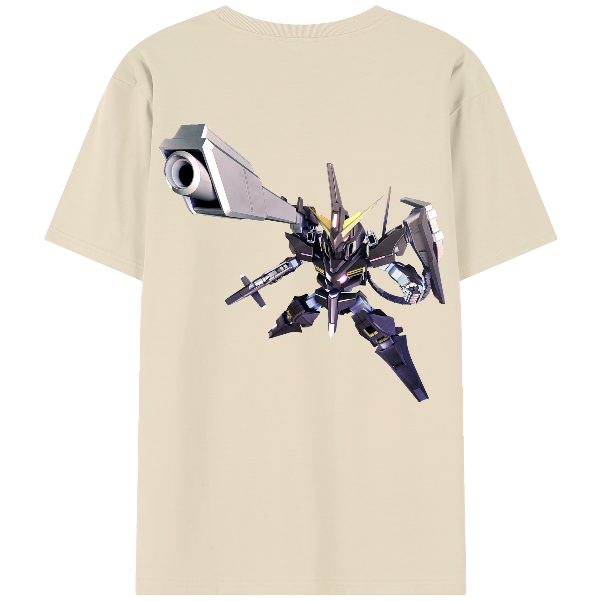 （画像用） 機動戦士ガンダム Mobile Suit Gundam 綿100％半袖Tシャツ（背面プリント）