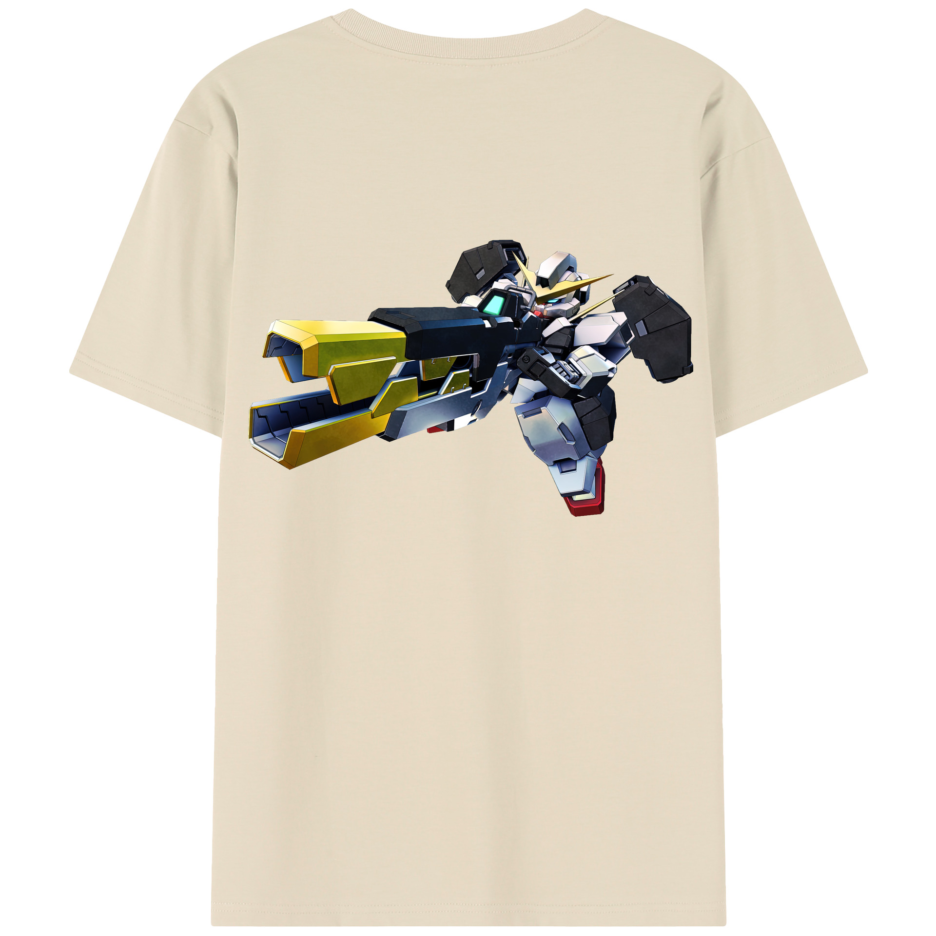 （画像用） 機動戦士ガンダム Mobile Suit Gundam 綿100％半袖Tシャツ（背面プリント）