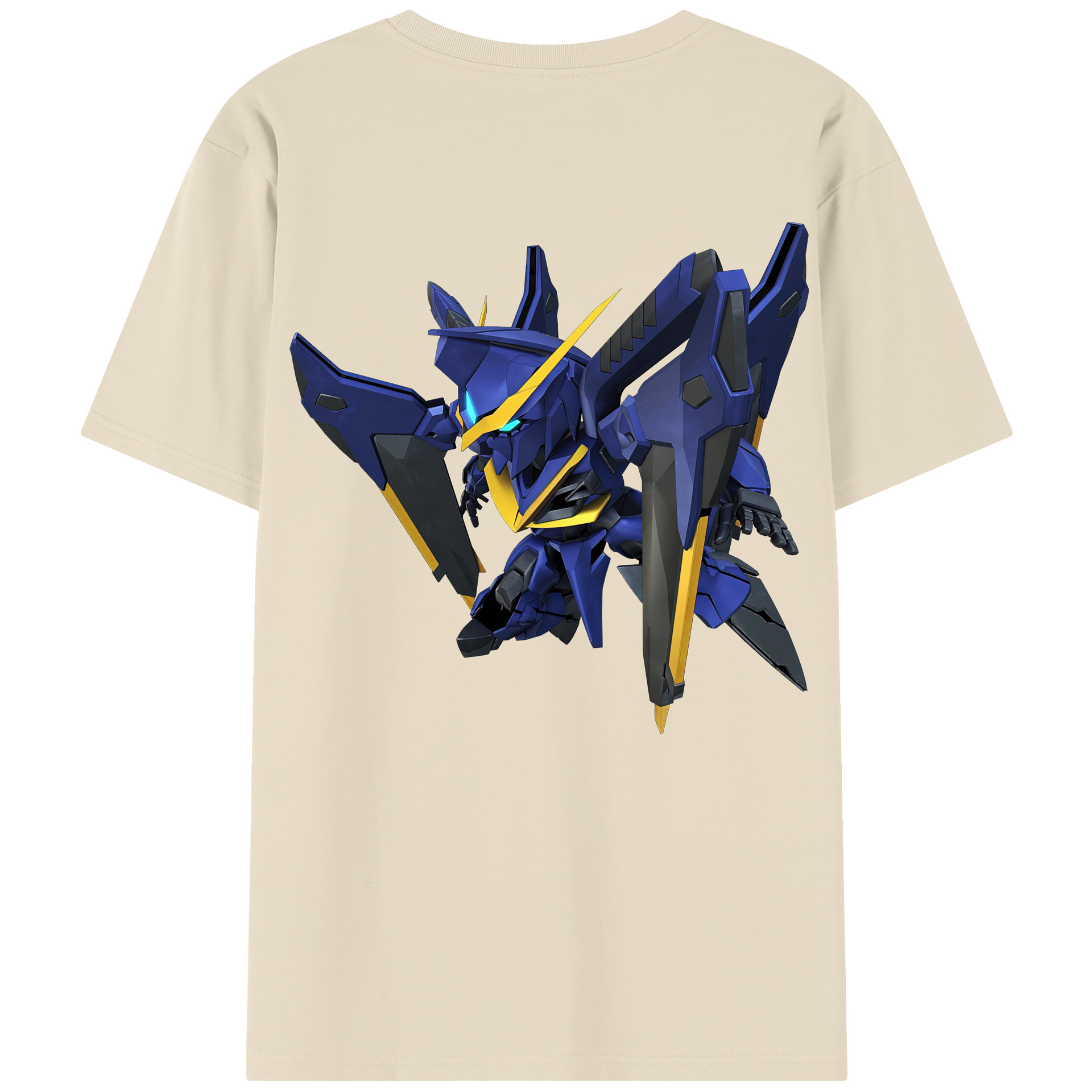 （画像用） 機動戦士ガンダム Mobile Suit Gundam 綿100％半袖Tシャツ（背面プリント）