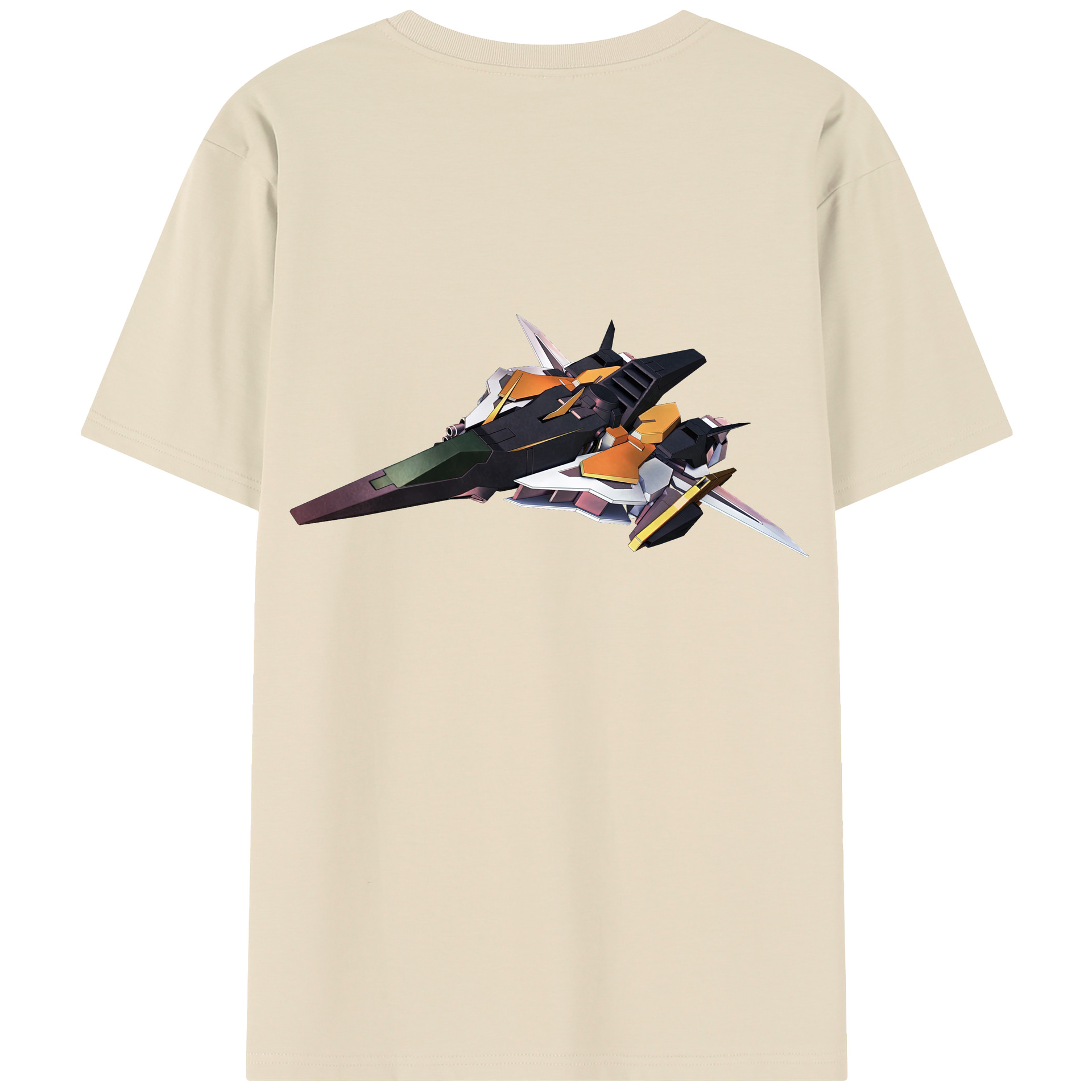 （画像用） 機動戦士ガンダム Mobile Suit Gundam 綿100％半袖Tシャツ（背面プリント）