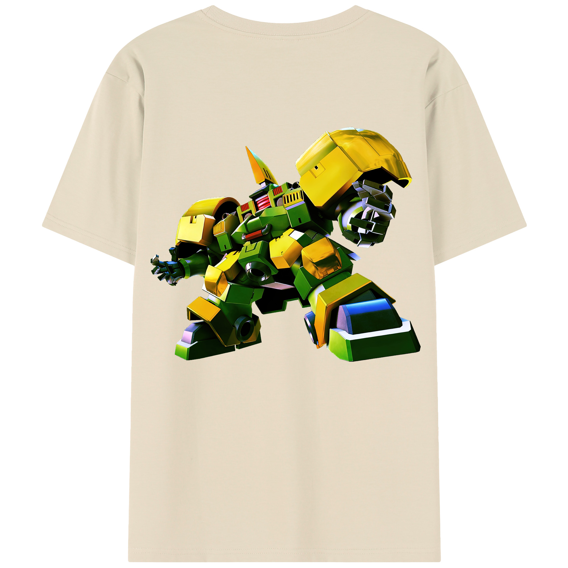 （画像用） 機動戦士ガンダム Mobile Suit Gundam 綿100％半袖Tシャツ（背面プリント）