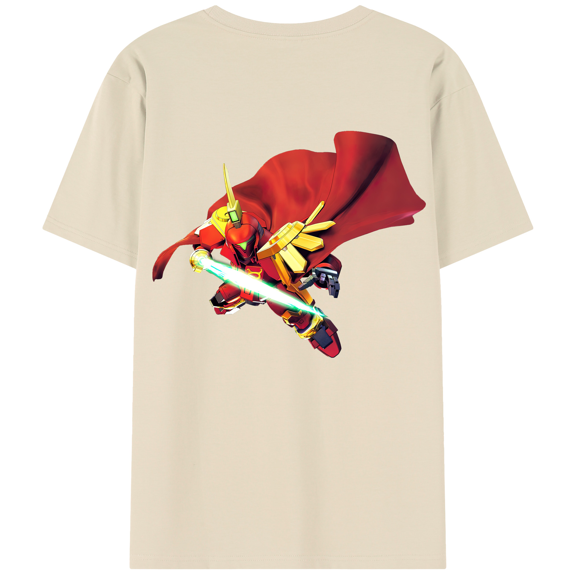 （画像用） 機動戦士ガンダム Mobile Suit Gundam 綿100％半袖Tシャツ（背面プリント）