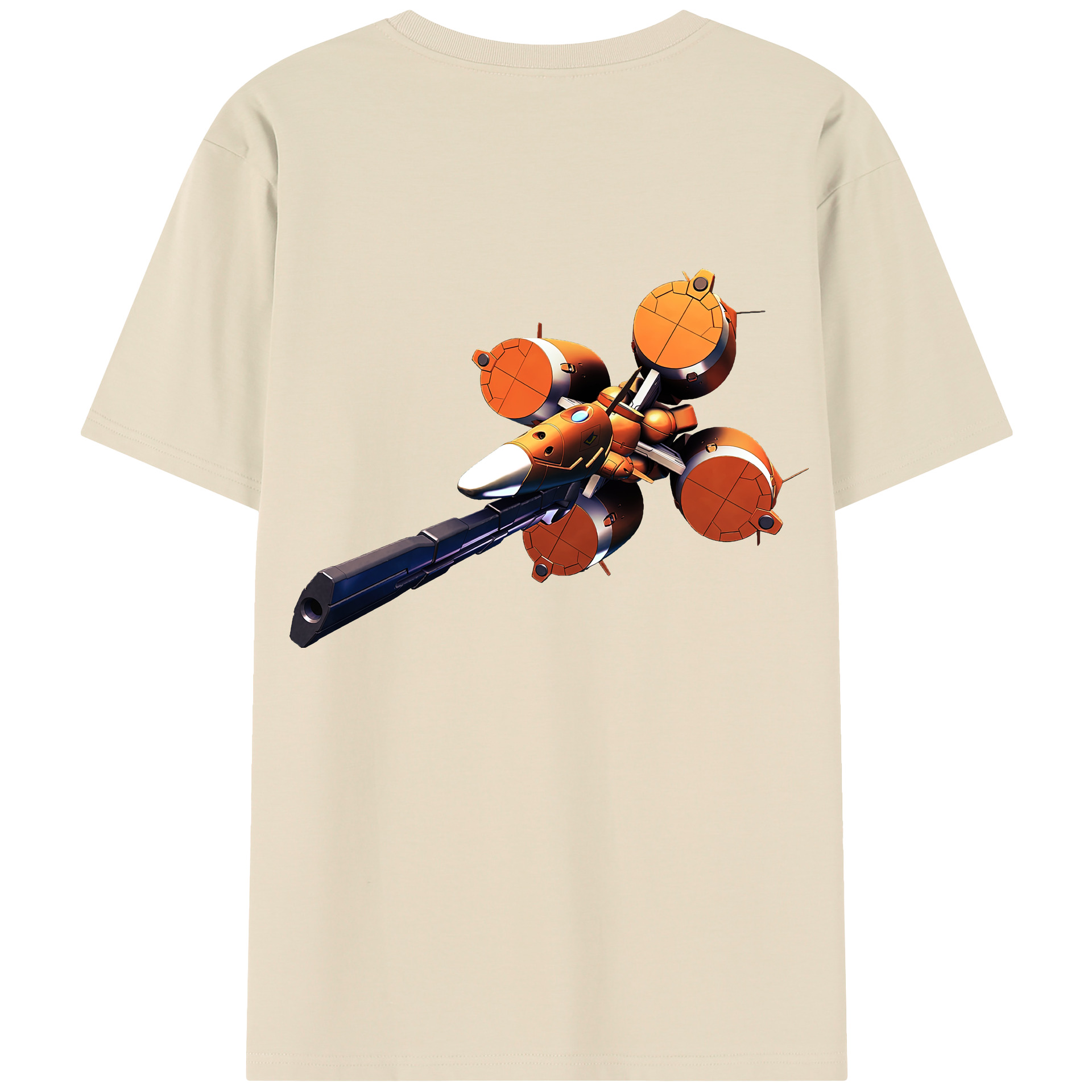 （画像用） 機動戦士ガンダム Mobile Suit Gundam 綿100％半袖Tシャツ（背面プリント）