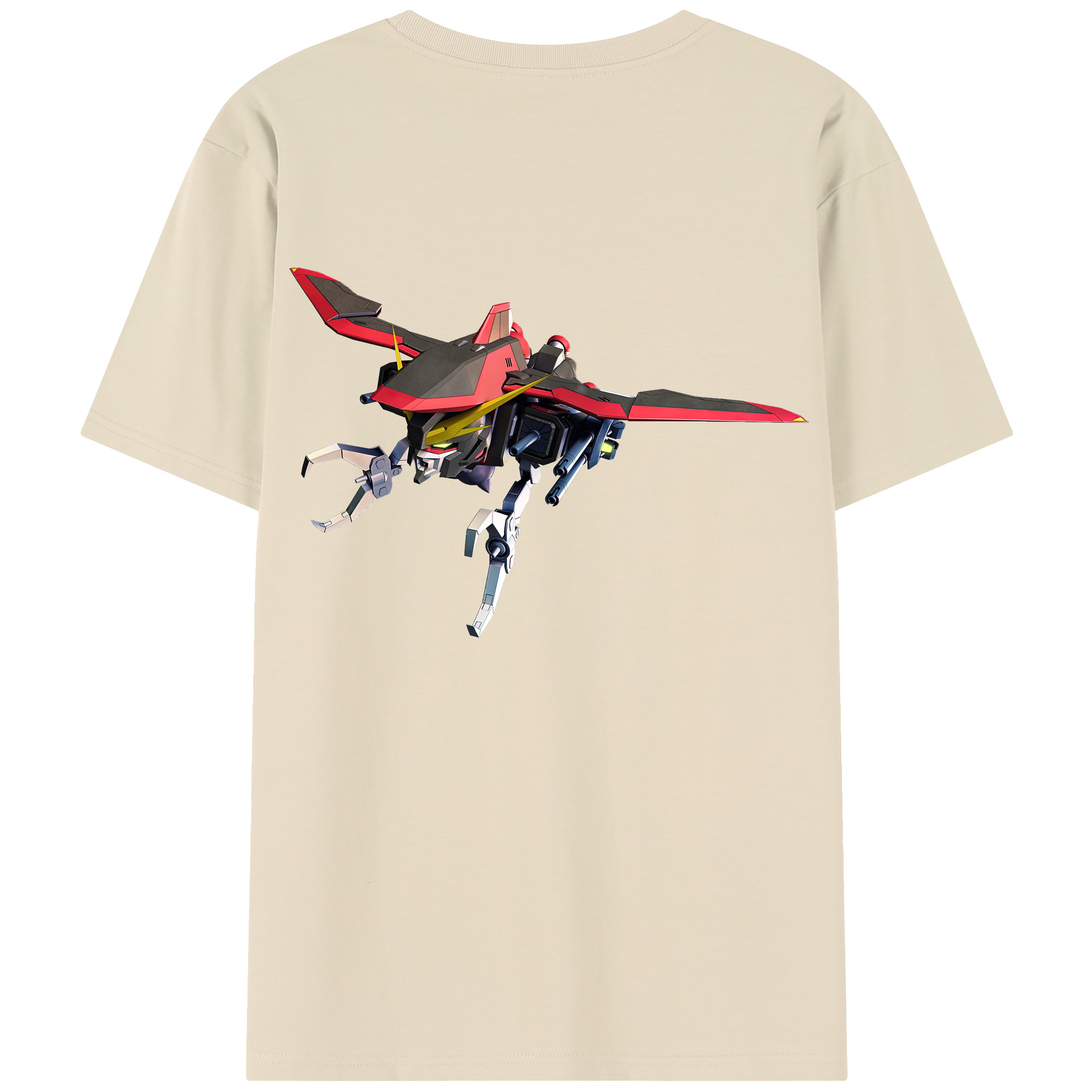 （画像用） 機動戦士ガンダム Mobile Suit Gundam 綿100％半袖Tシャツ（背面プリント）