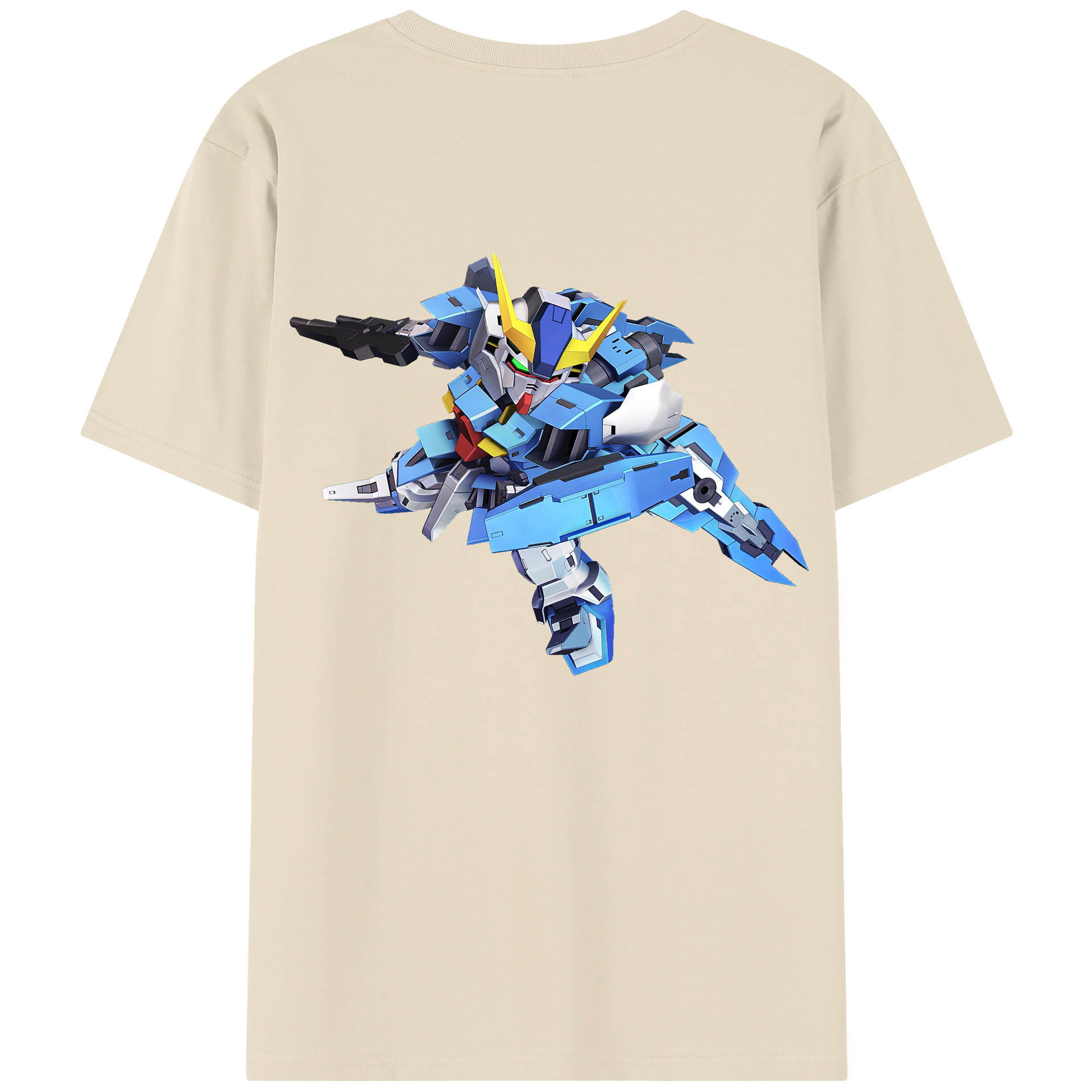 （画像用） 機動戦士ガンダム Mobile Suit Gundam 綿100％半袖Tシャツ（背面プリント）