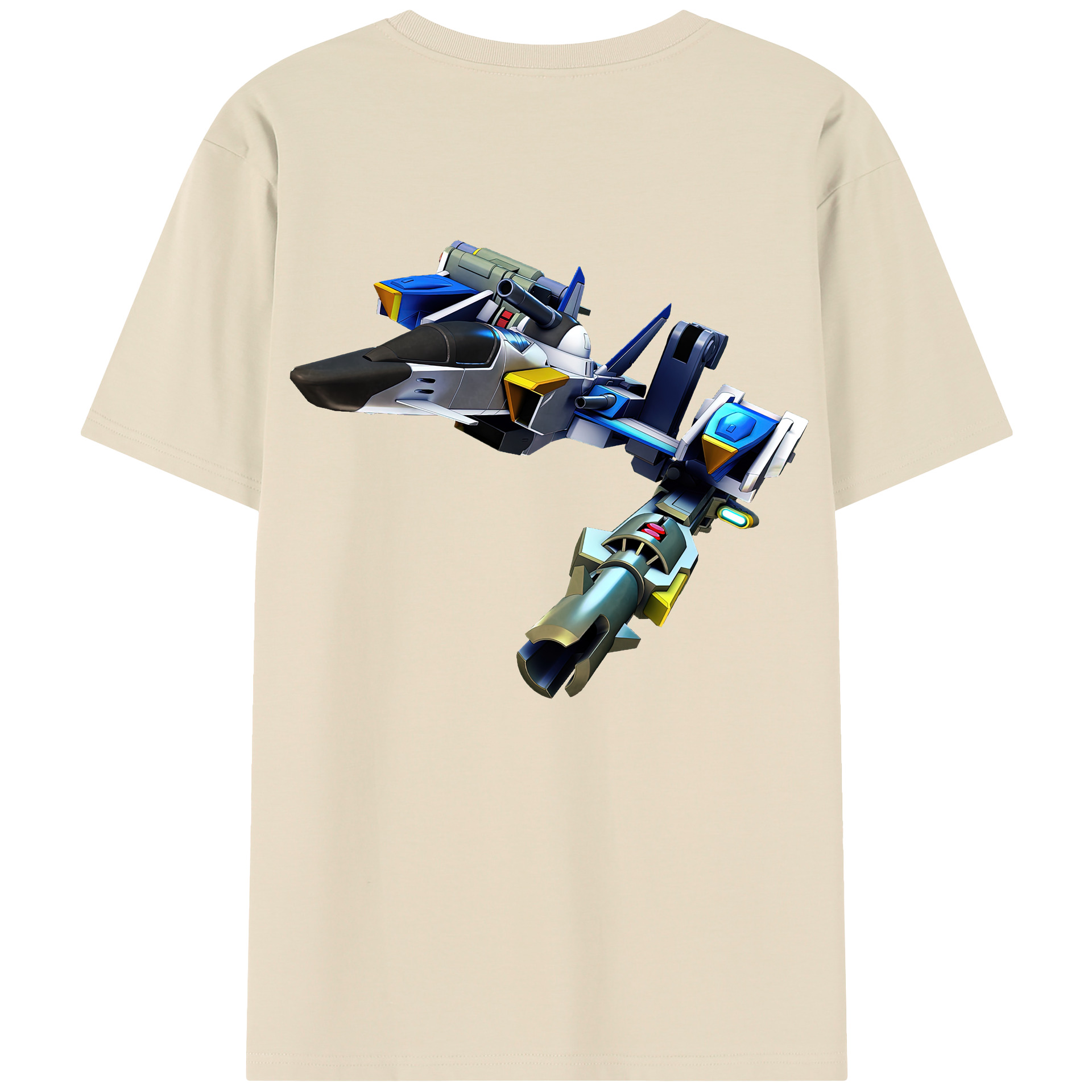 （画像用） 機動戦士ガンダム Mobile Suit Gundam 綿100％半袖Tシャツ（背面プリント）