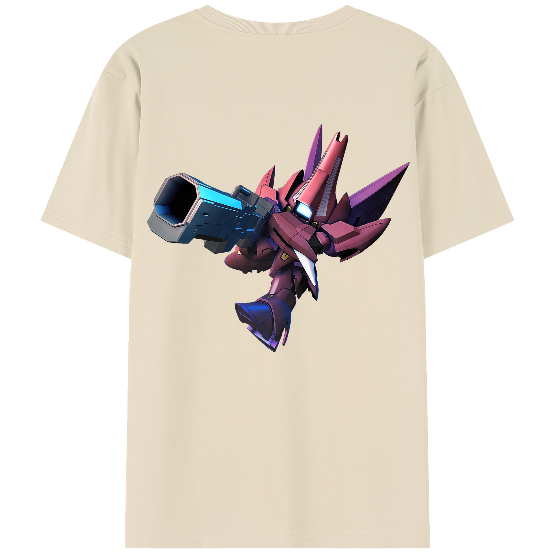 （画像用） 機動戦士ガンダム Mobile Suit Gundam 綿100％半袖Tシャツ（背面プリント）