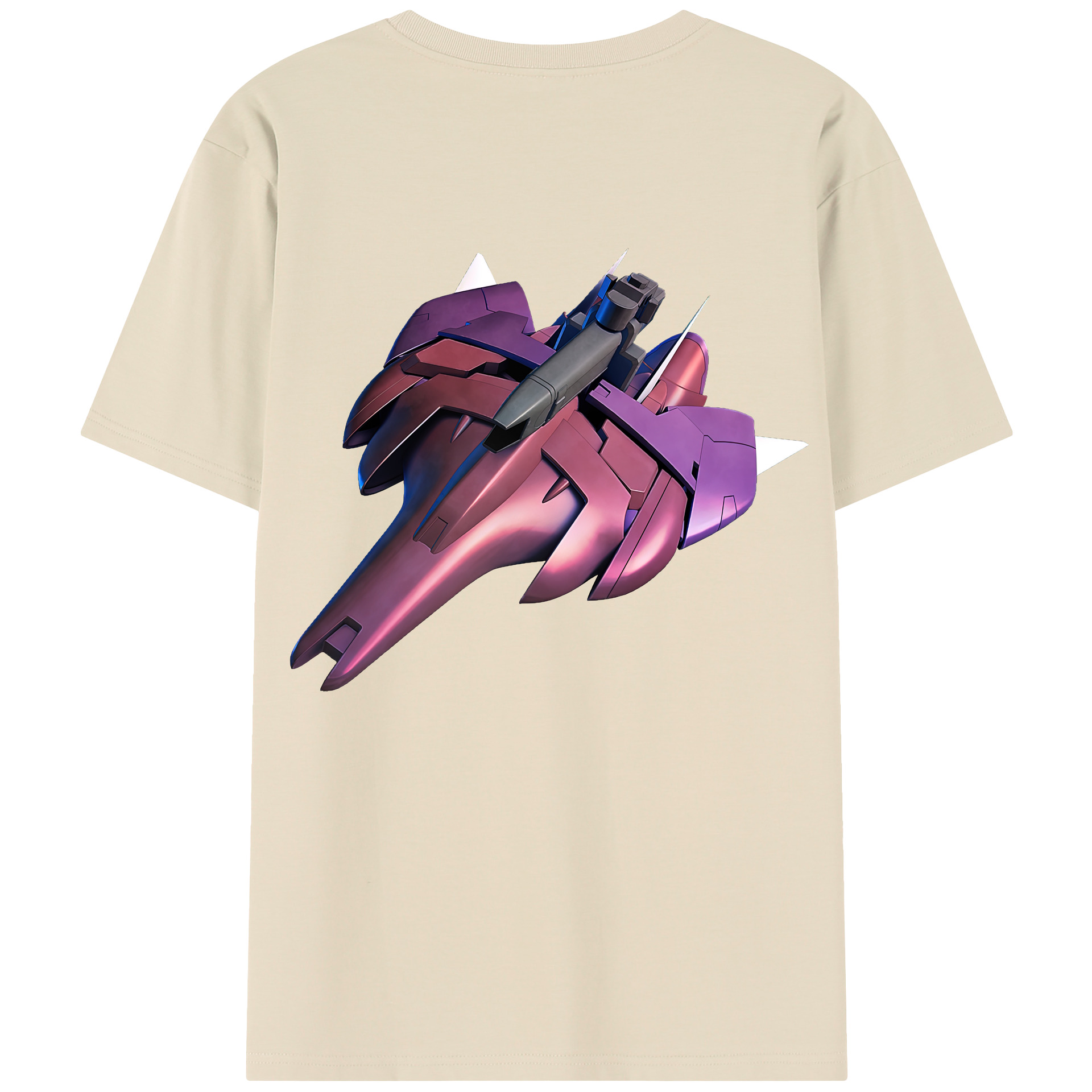 （画像用） 機動戦士ガンダム Mobile Suit Gundam 綿100％半袖Tシャツ（背面プリント）
