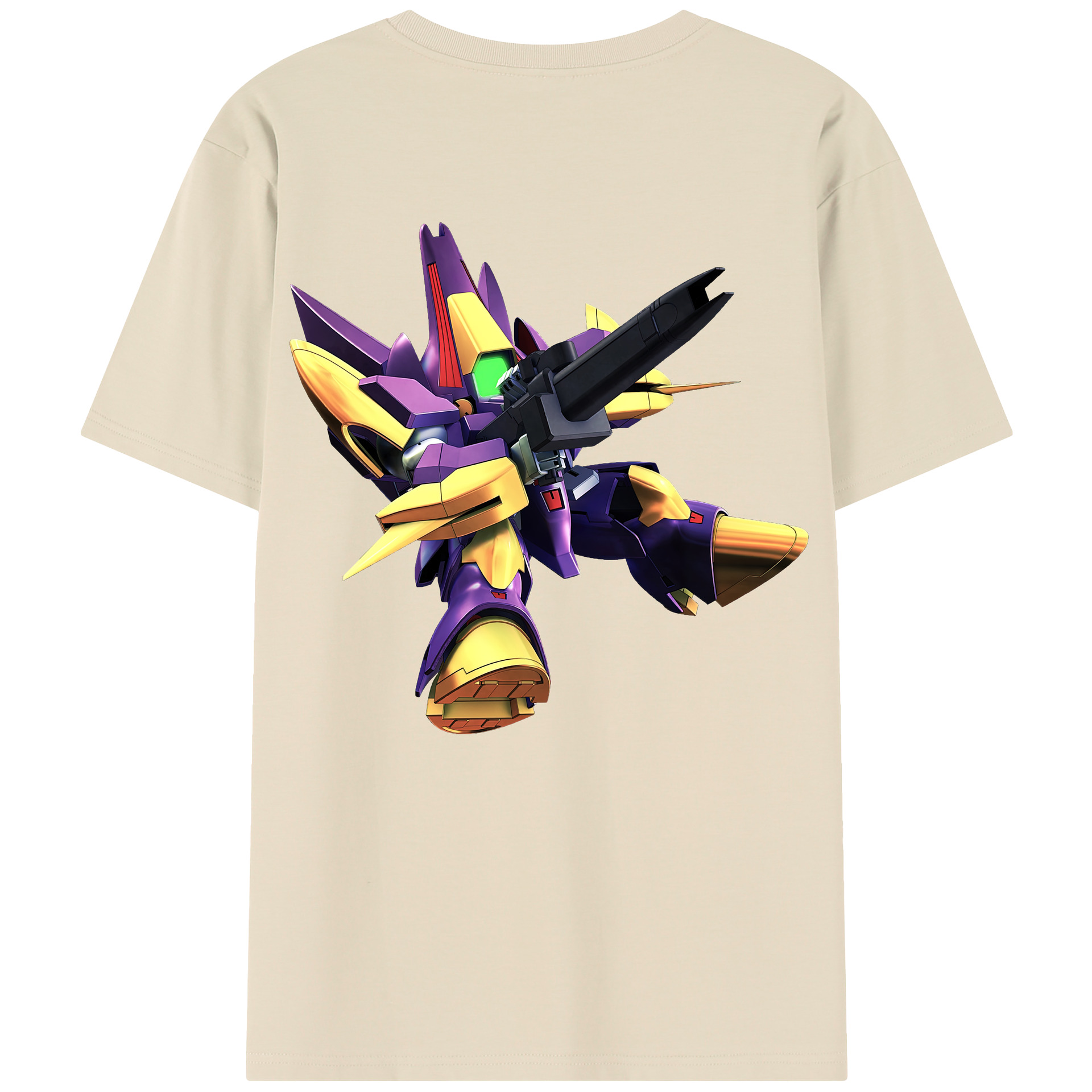 （画像用） 機動戦士ガンダム Mobile Suit Gundam 綿100％半袖Tシャツ（背面プリント）