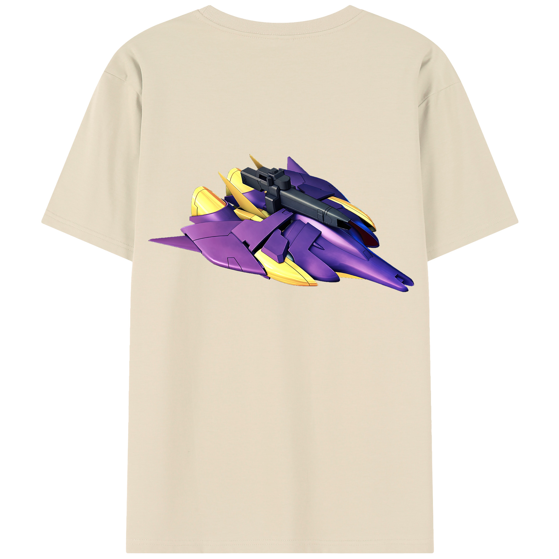 （画像用） 機動戦士ガンダム Mobile Suit Gundam 綿100％半袖Tシャツ（背面プリント）