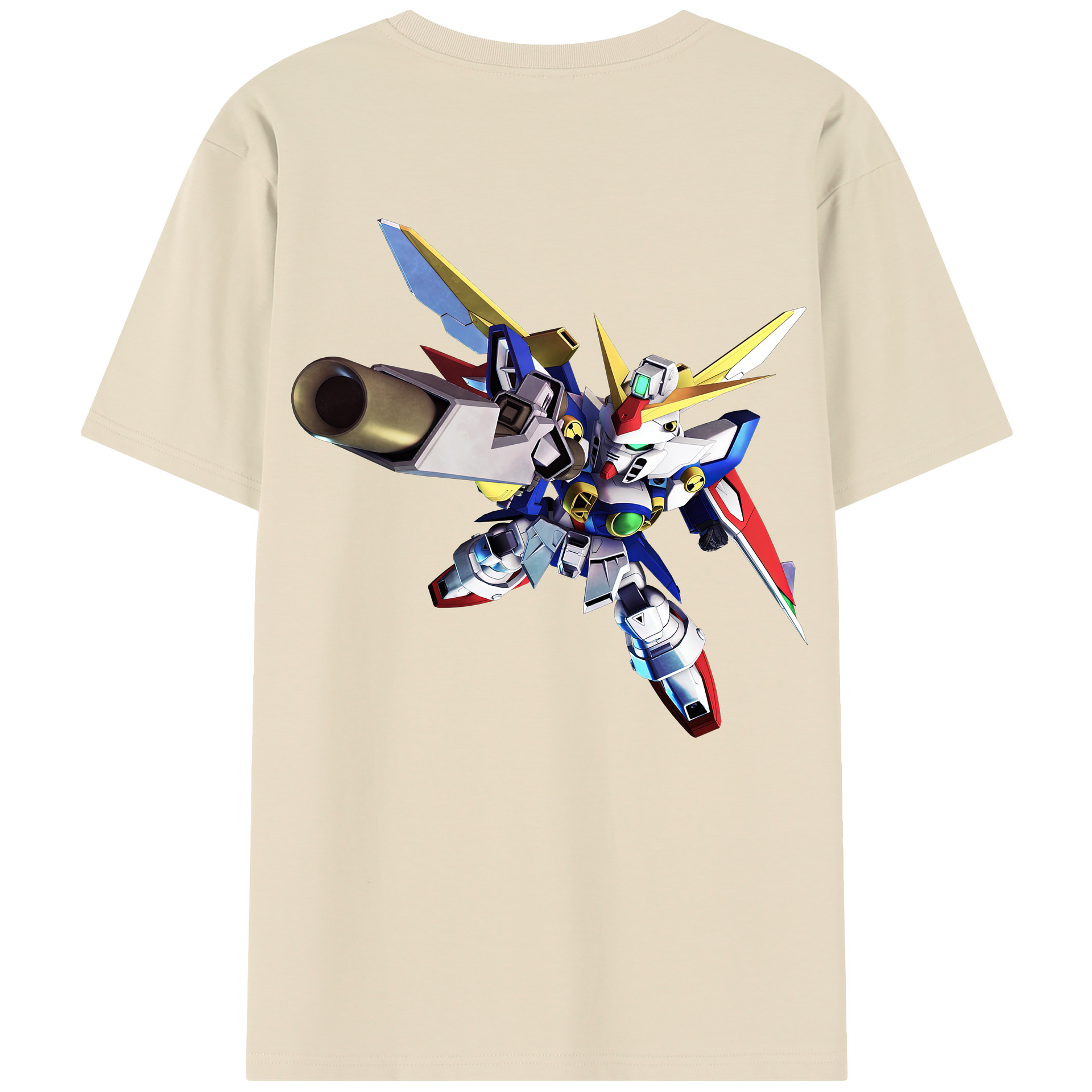 （画像用） 機動戦士ガンダム Mobile Suit Gundam 綿100％半袖Tシャツ（背面プリント）