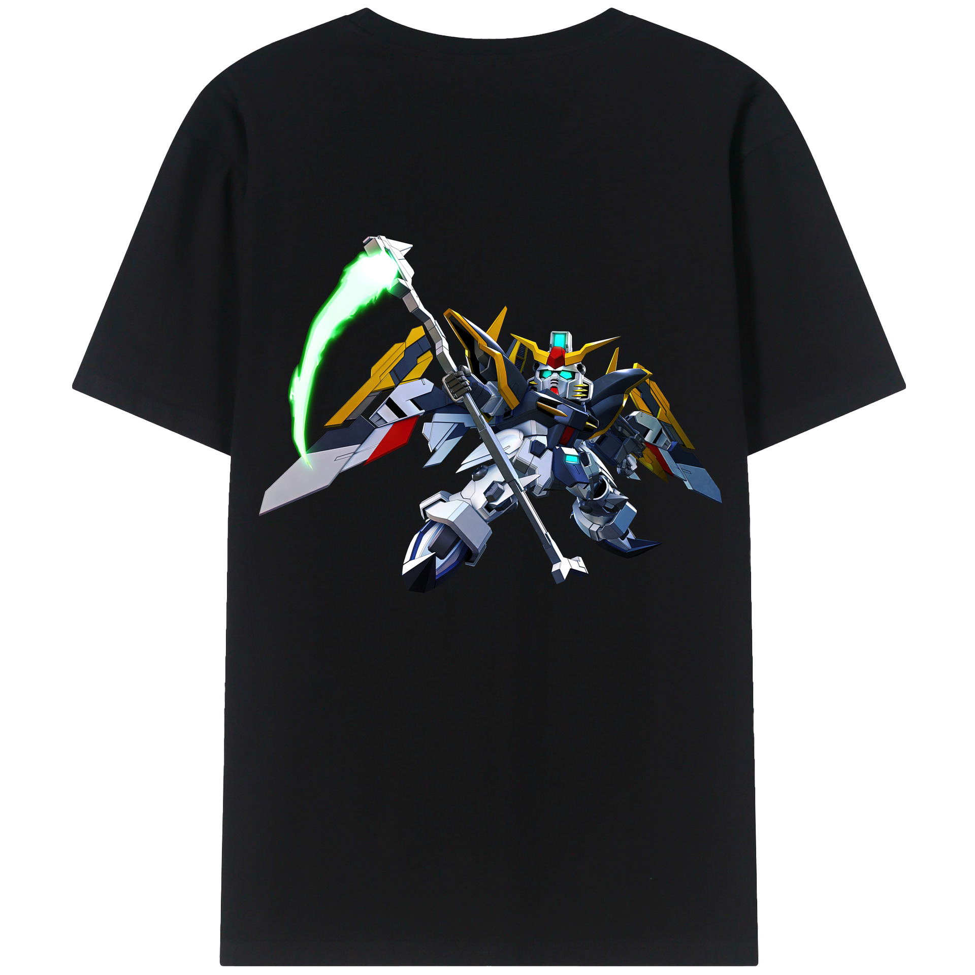 （画像用） 機動戦士ガンダム Mobile Suit Gundam 綿100％半袖Tシャツ（背面プリント）