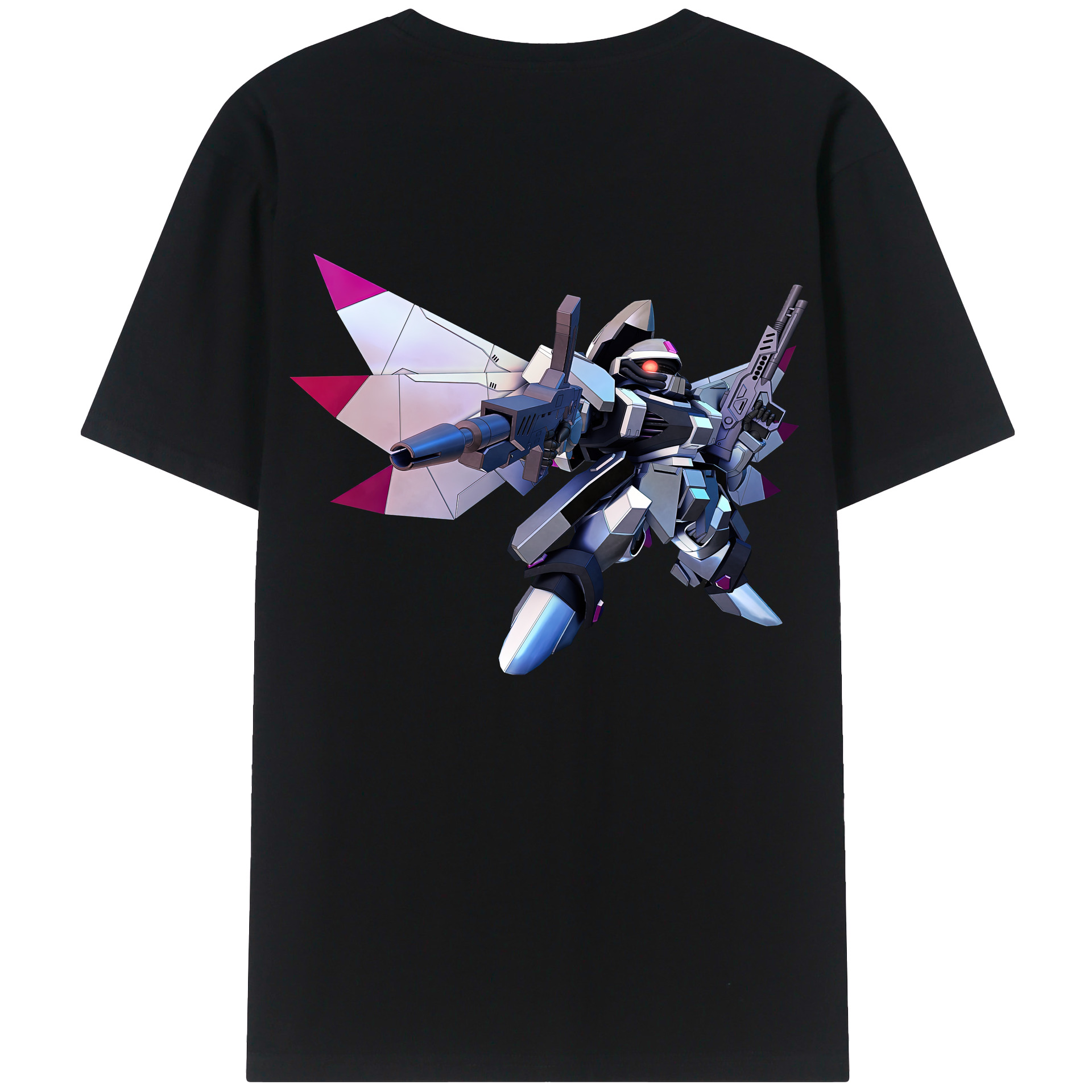 （画像用） 機動戦士ガンダム Mobile Suit Gundam 綿100％半袖Tシャツ（背面プリント）