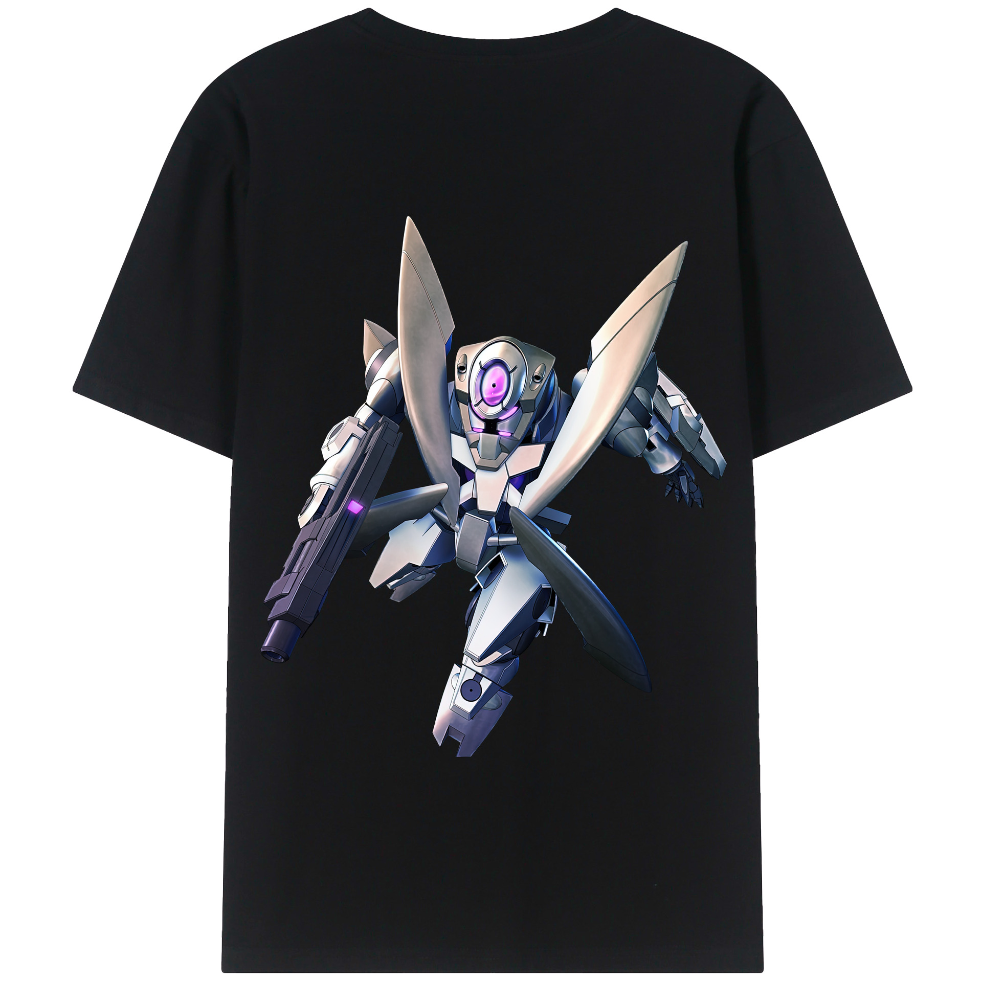 （画像用） 機動戦士ガンダム Mobile Suit Gundam 綿100％半袖Tシャツ（背面プリント）
