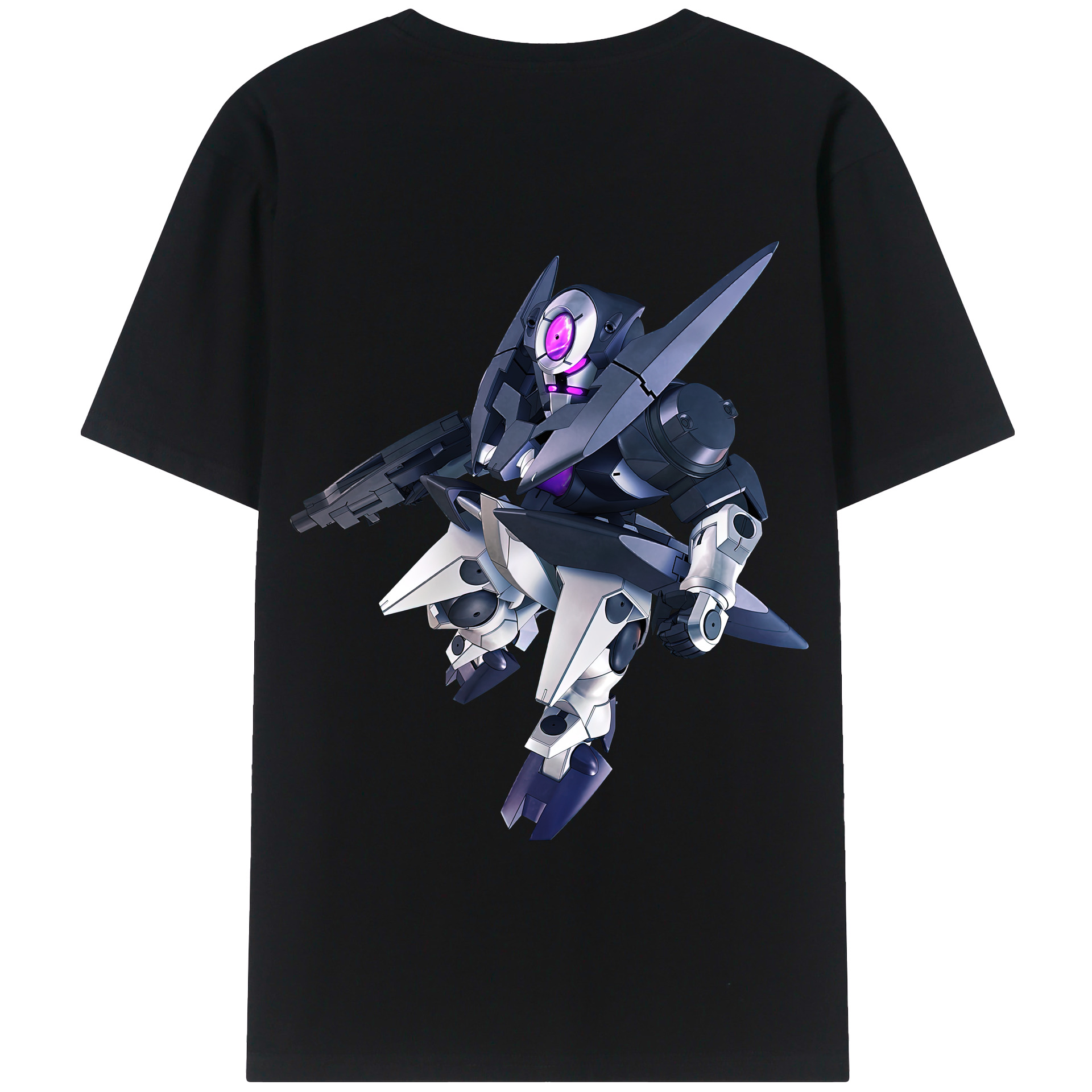 （画像用） 機動戦士ガンダム Mobile Suit Gundam 綿100％半袖Tシャツ（背面プリント）