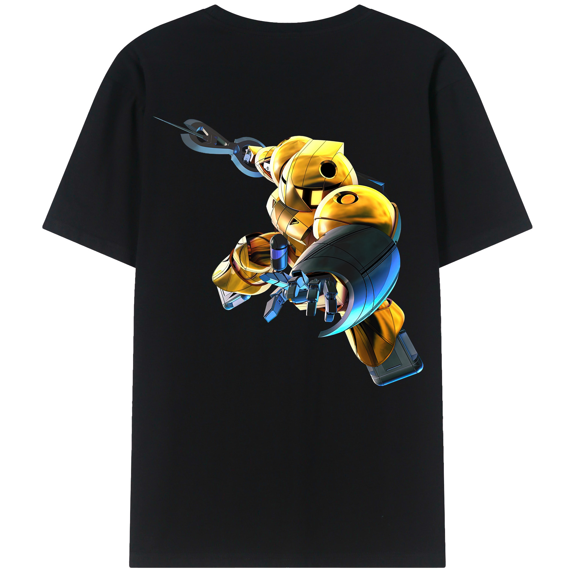 （画像用） 機動戦士ガンダム Mobile Suit Gundam 綿100％半袖Tシャツ（背面プリント）