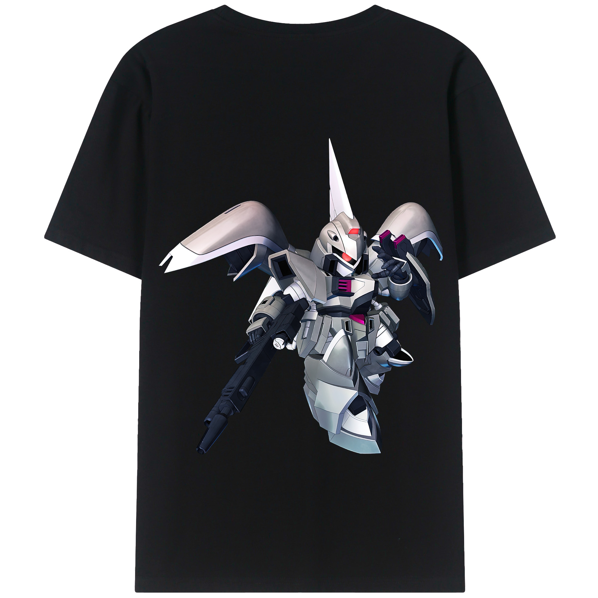 （画像用） 機動戦士ガンダム Mobile Suit Gundam 綿100％半袖Tシャツ（背面プリント）
