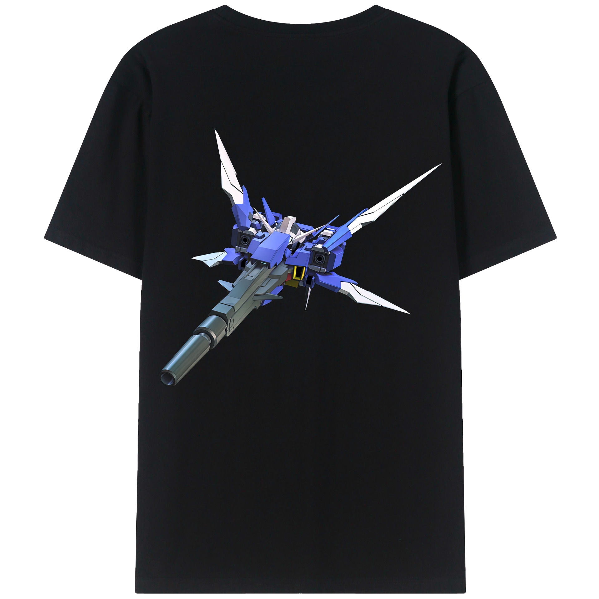 （画像用） 機動戦士ガンダム Mobile Suit Gundam 綿100％半袖Tシャツ（背面プリント）