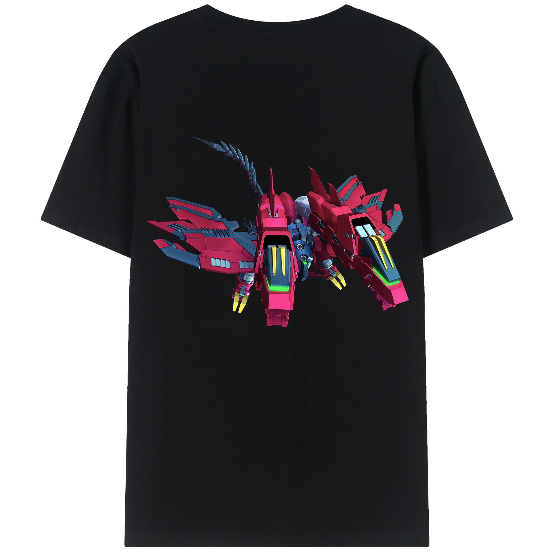 （画像用） 機動戦士ガンダム Mobile Suit Gundam 綿100％半袖Tシャツ（背面プリント）