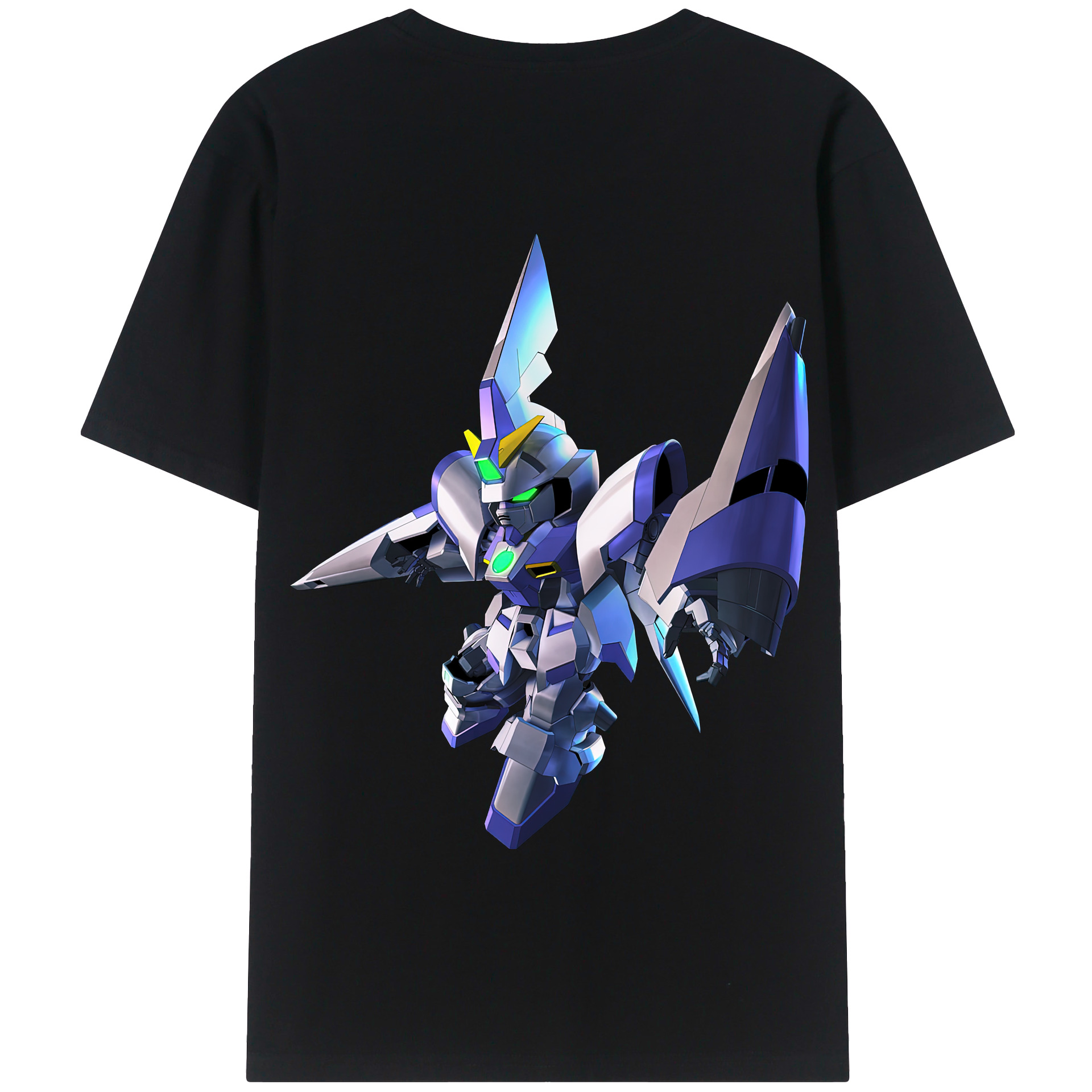 （画像用） 機動戦士ガンダム Mobile Suit Gundam 綿100％半袖Tシャツ（背面プリント）