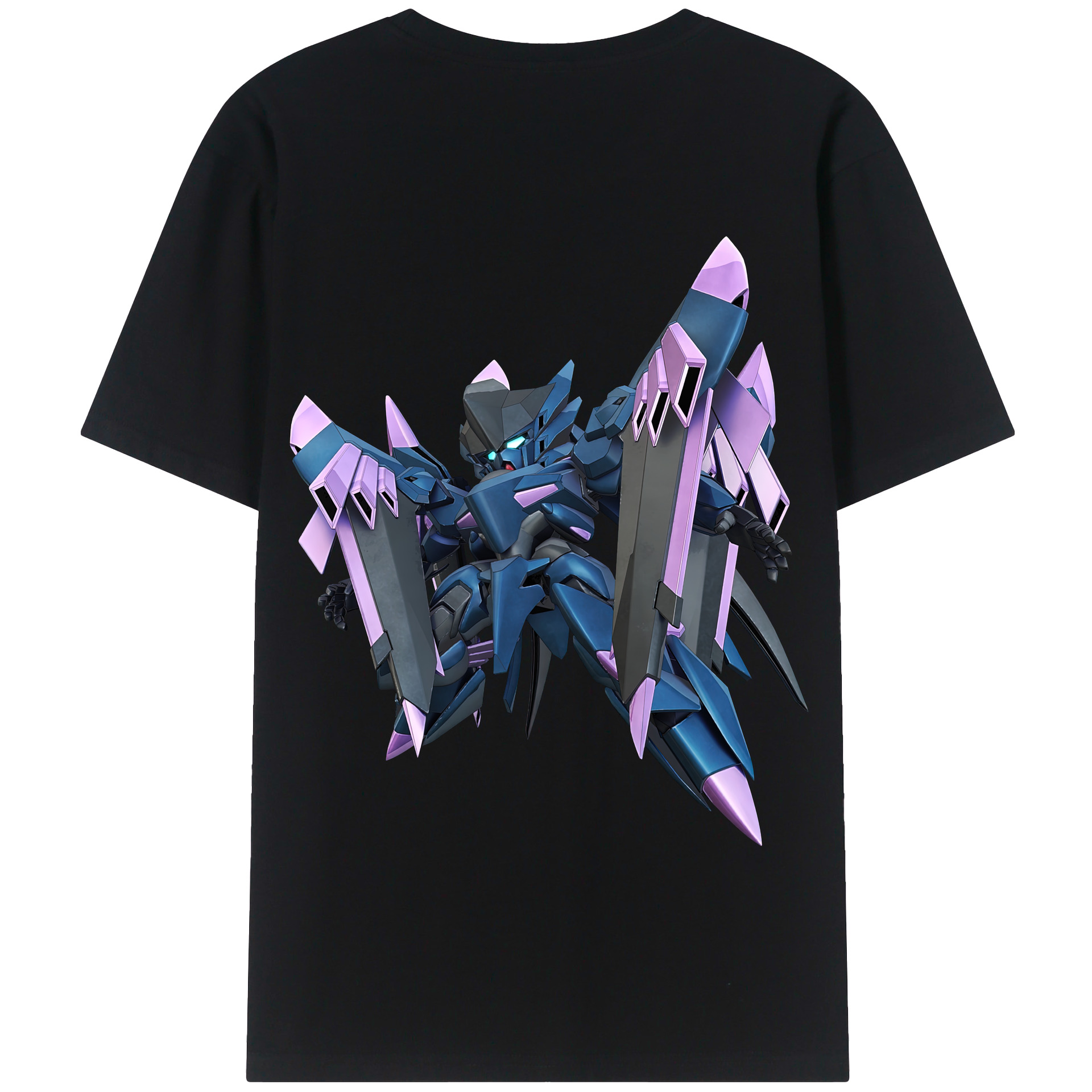 （画像用） 機動戦士ガンダム Mobile Suit Gundam 綿100％半袖Tシャツ（背面プリント）