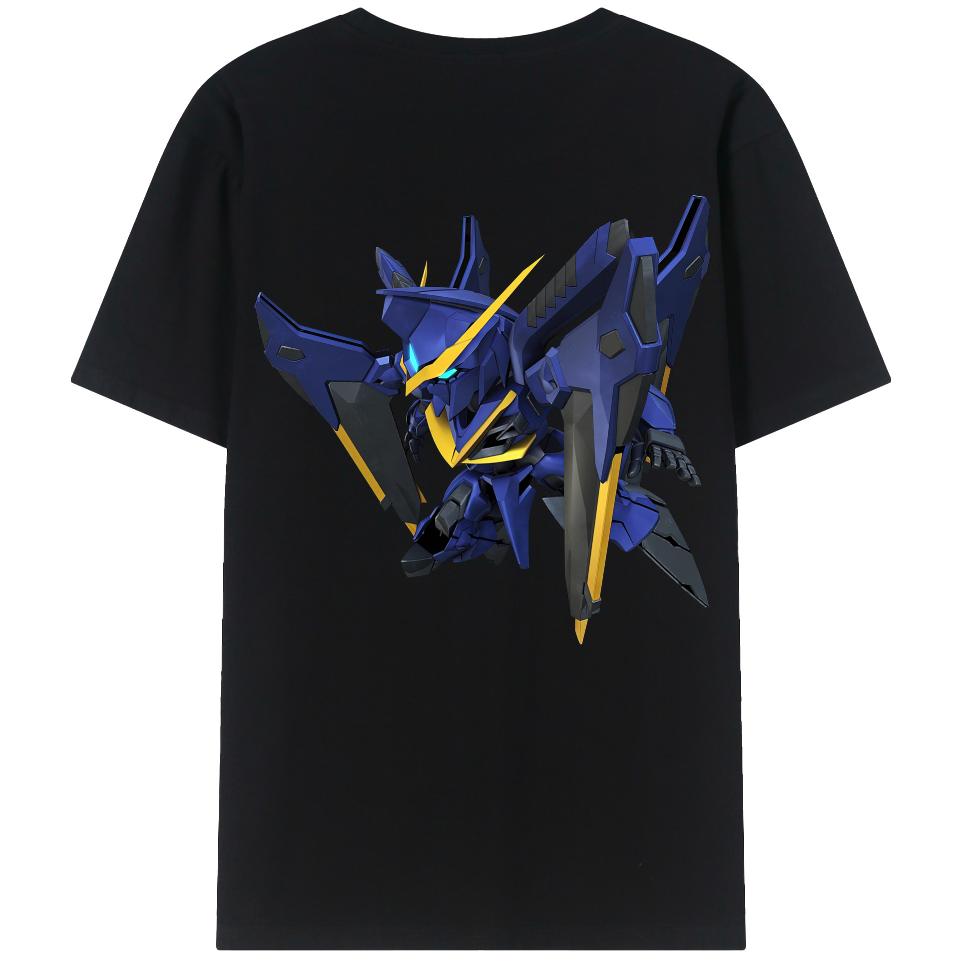（画像用） 機動戦士ガンダム Mobile Suit Gundam 綿100％半袖Tシャツ（背面プリント）