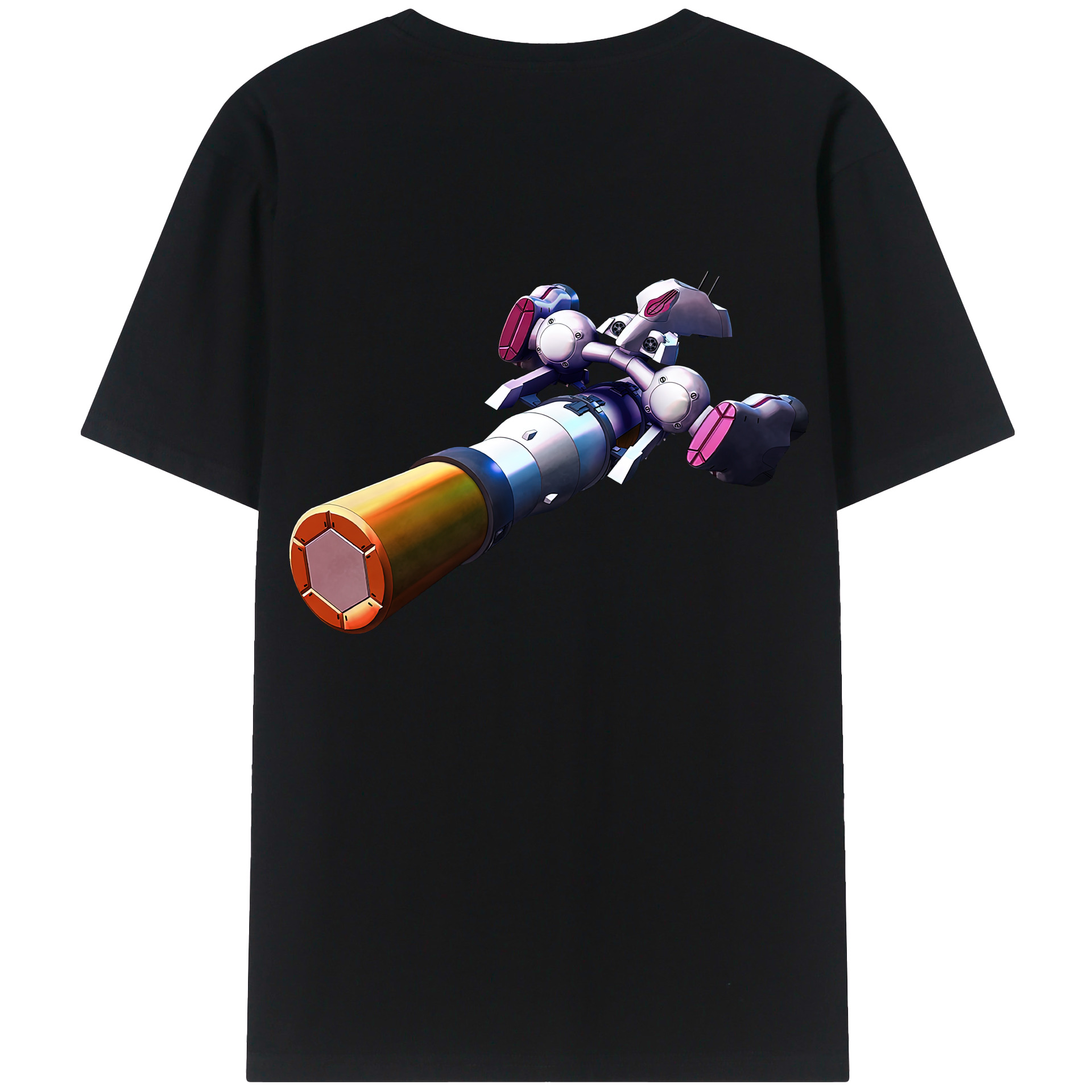 （画像用） 機動戦士ガンダム Mobile Suit Gundam 綿100％半袖Tシャツ（背面プリント）