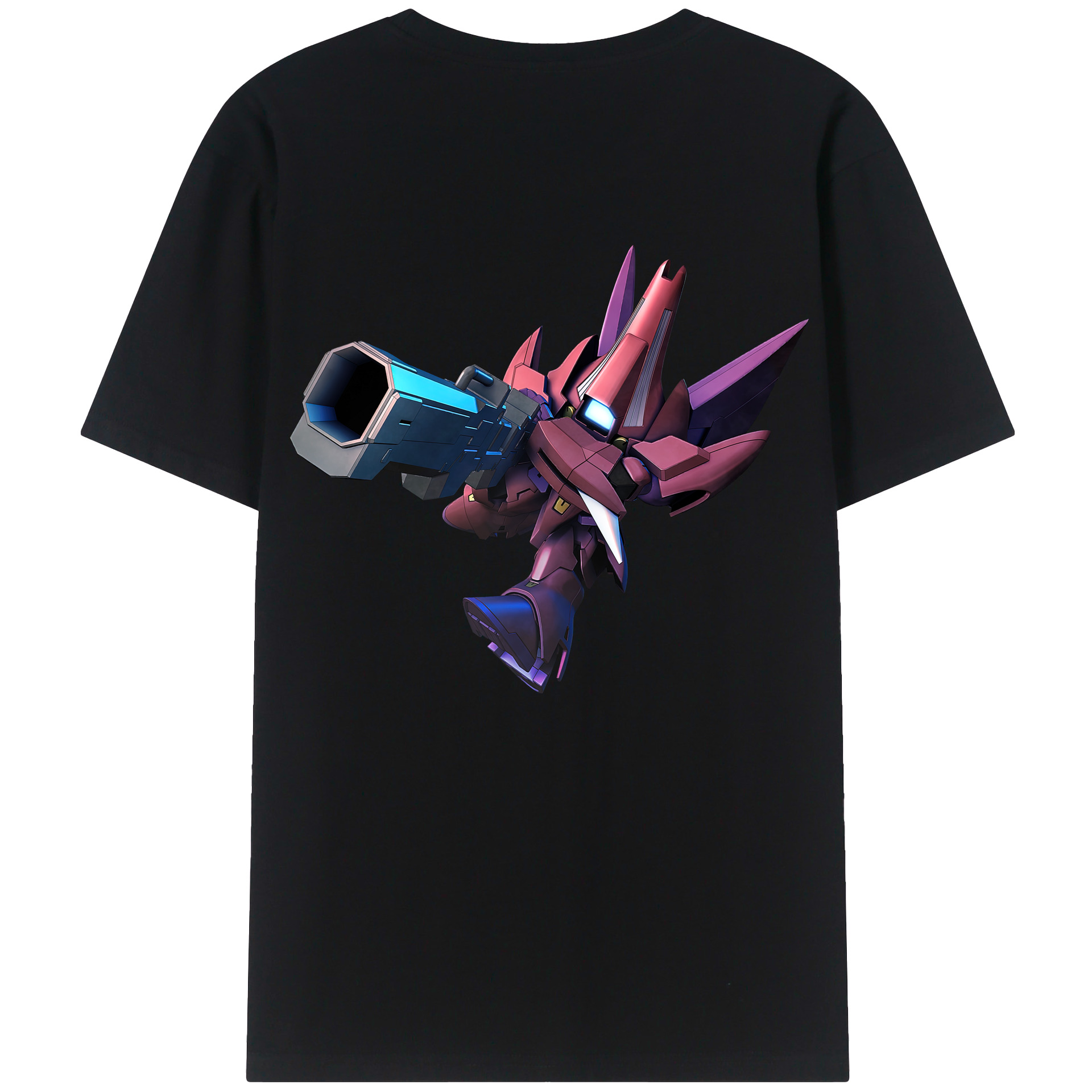 （画像用） 機動戦士ガンダム Mobile Suit Gundam 綿100％半袖Tシャツ（背面プリント）