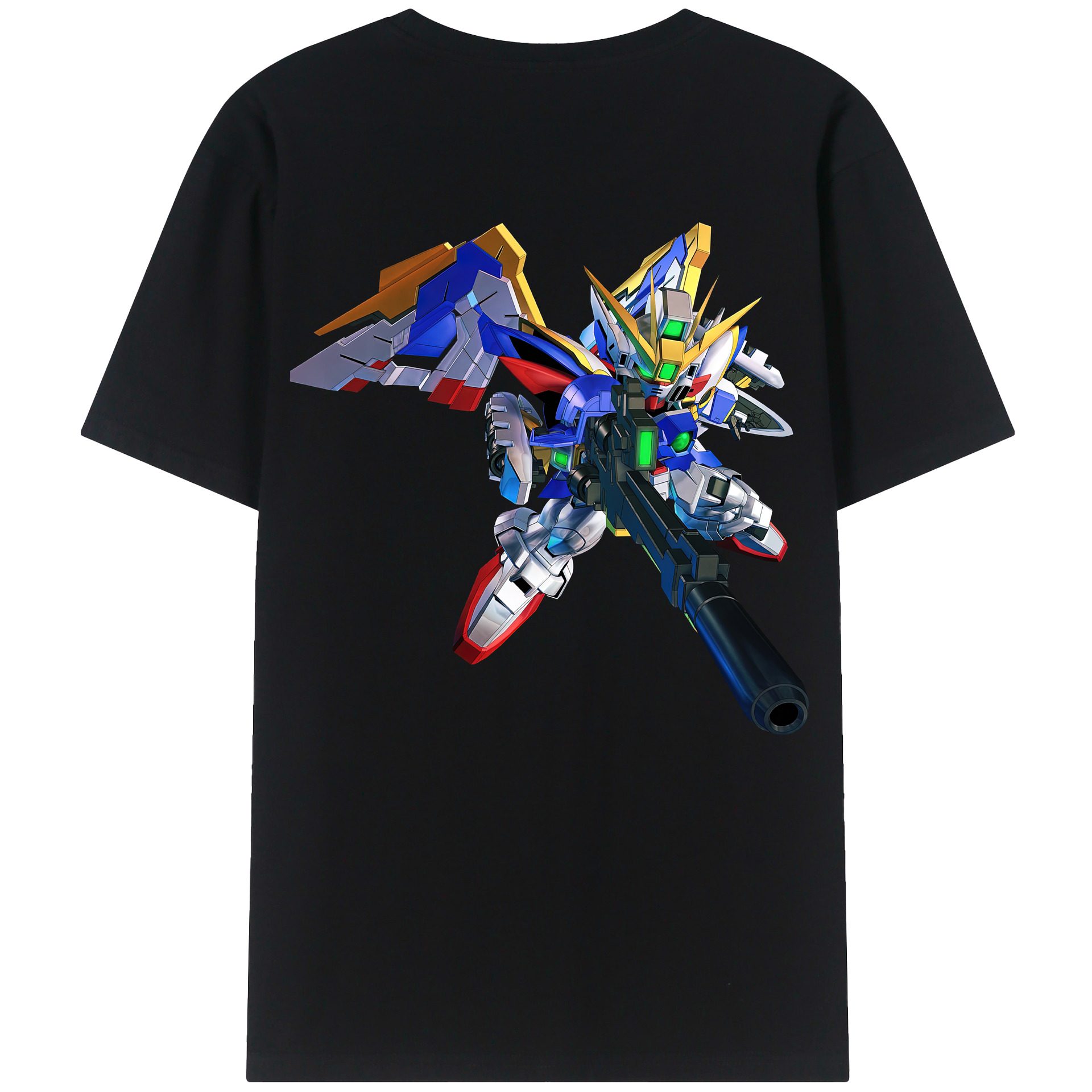 （画像用） 機動戦士ガンダム Mobile Suit Gundam 綿100％半袖Tシャツ（背面プリント）