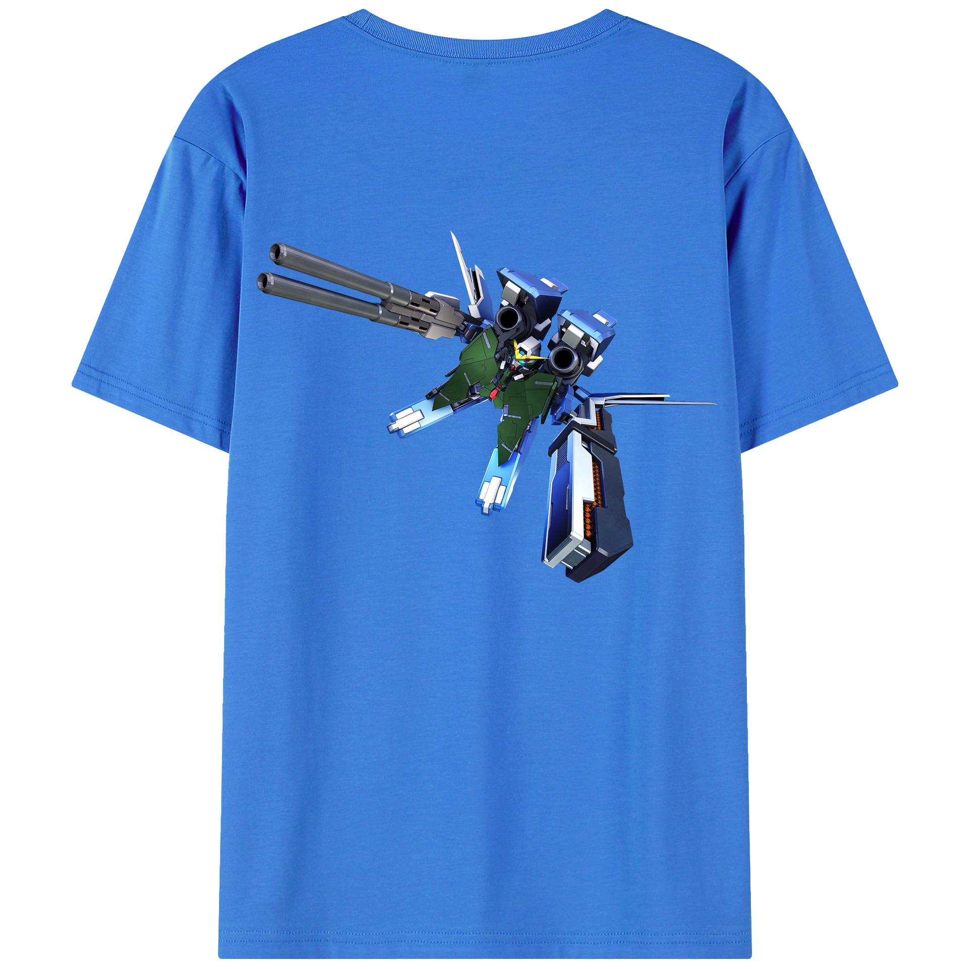 （画像用） 機動戦士ガンダム Mobile Suit Gundam 綿100％半袖Tシャツ（背面プリント）