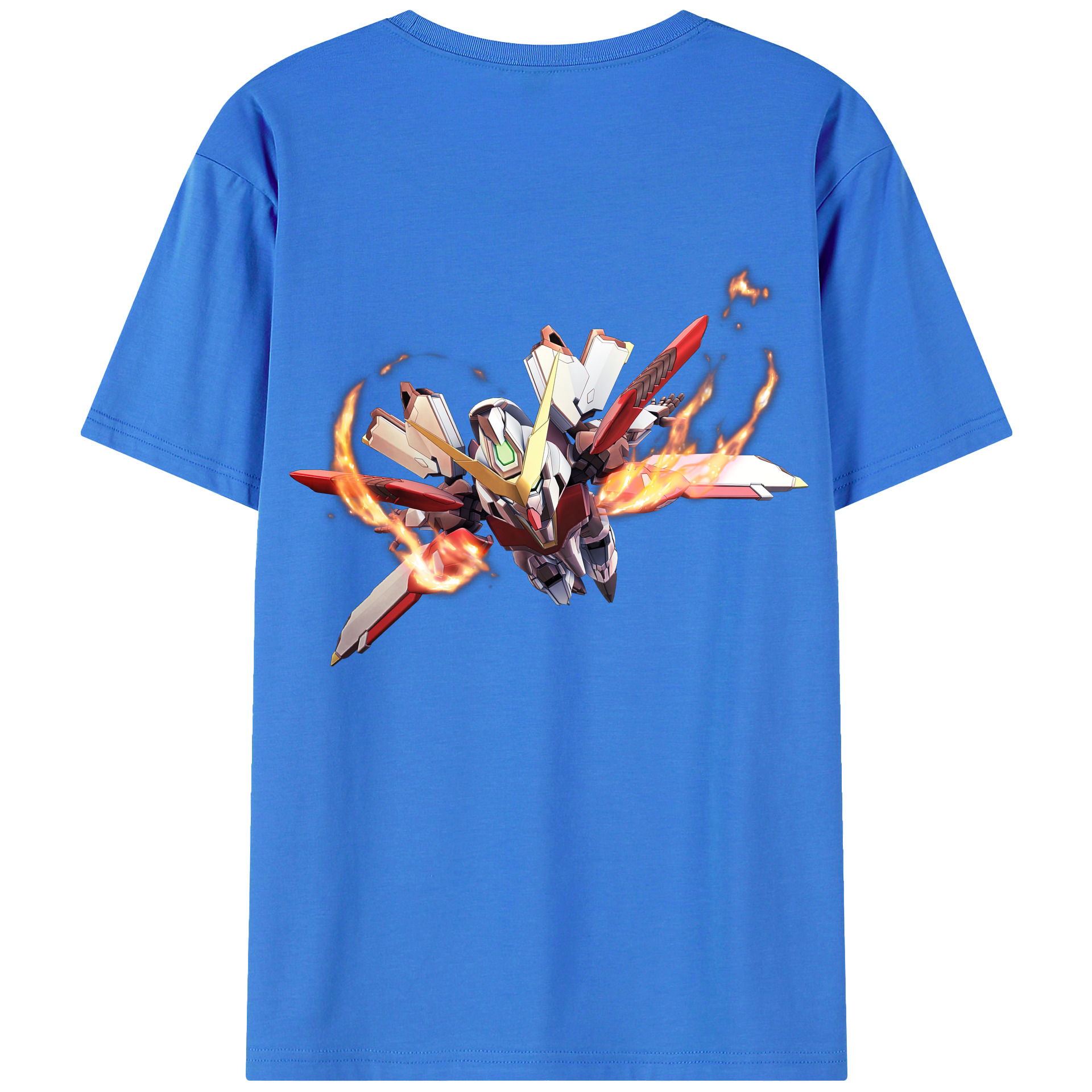 （画像用） 機動戦士ガンダム Mobile Suit Gundam 綿100％半袖Tシャツ（背面プリント）