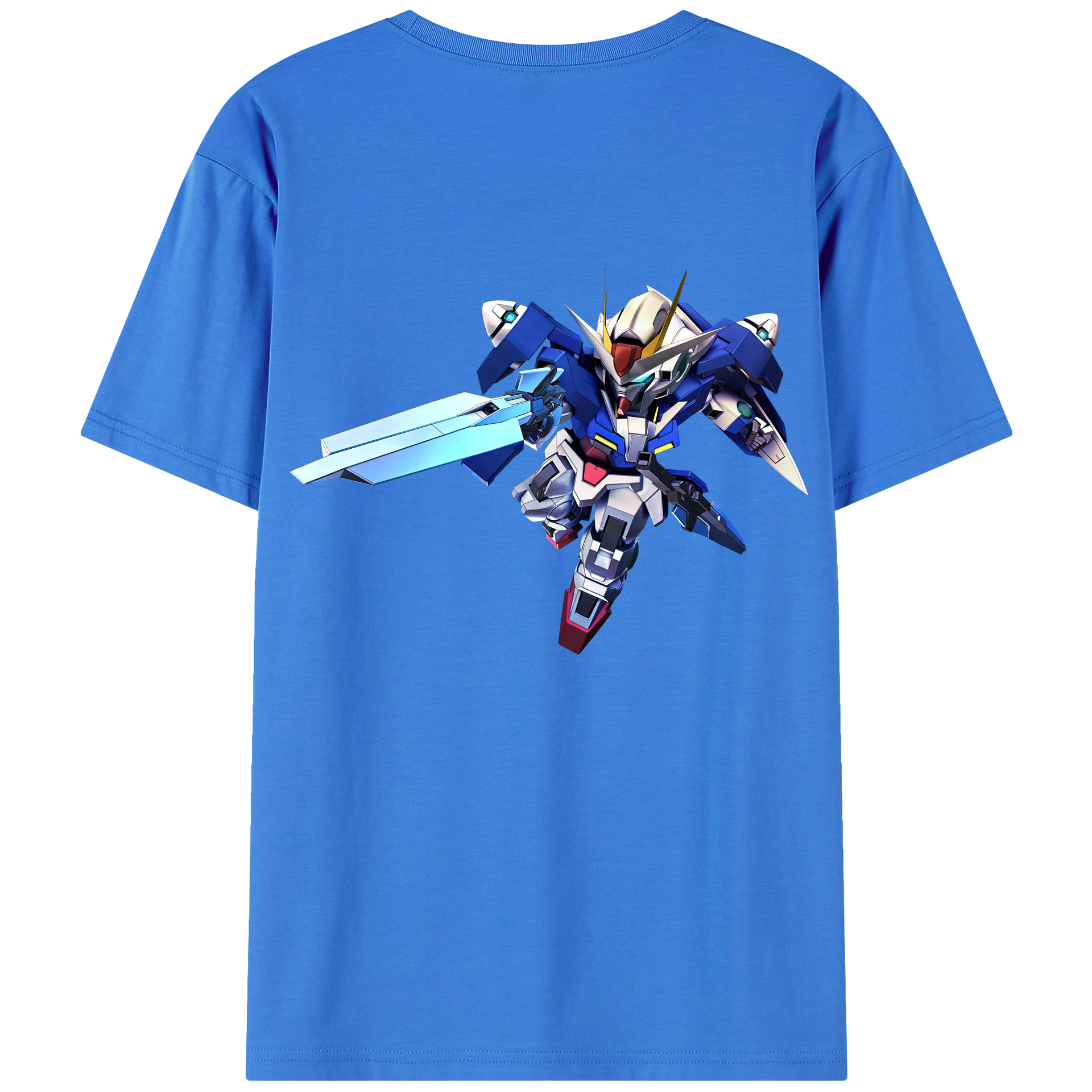 （画像用） 機動戦士ガンダム Mobile Suit Gundam 綿100％半袖Tシャツ（背面プリント）