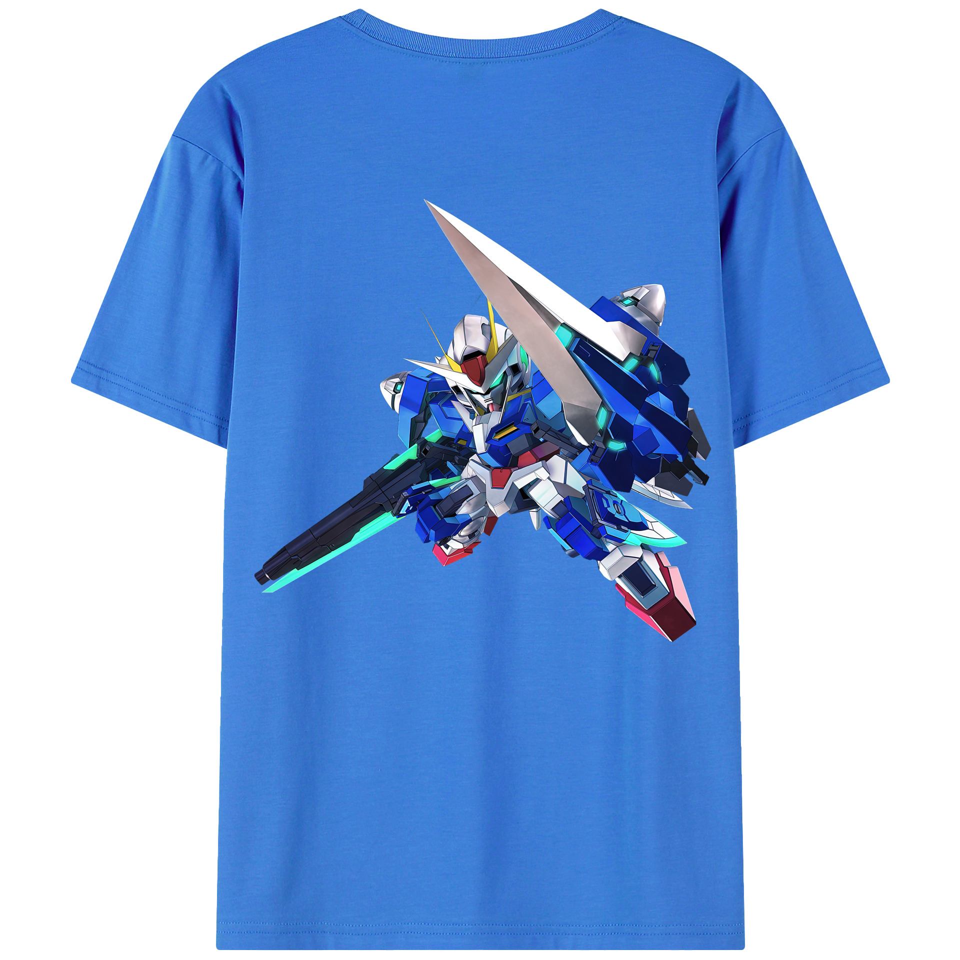 （画像用） 機動戦士ガンダム Mobile Suit Gundam 綿100％半袖Tシャツ（背面プリント）