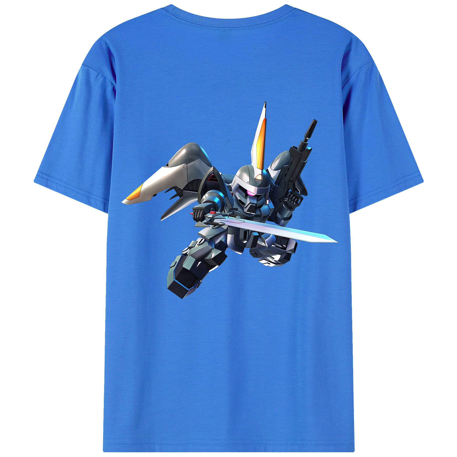 （画像用） 機動戦士ガンダム Mobile Suit Gundam 綿100％半袖Tシャツ（背面プリント）
