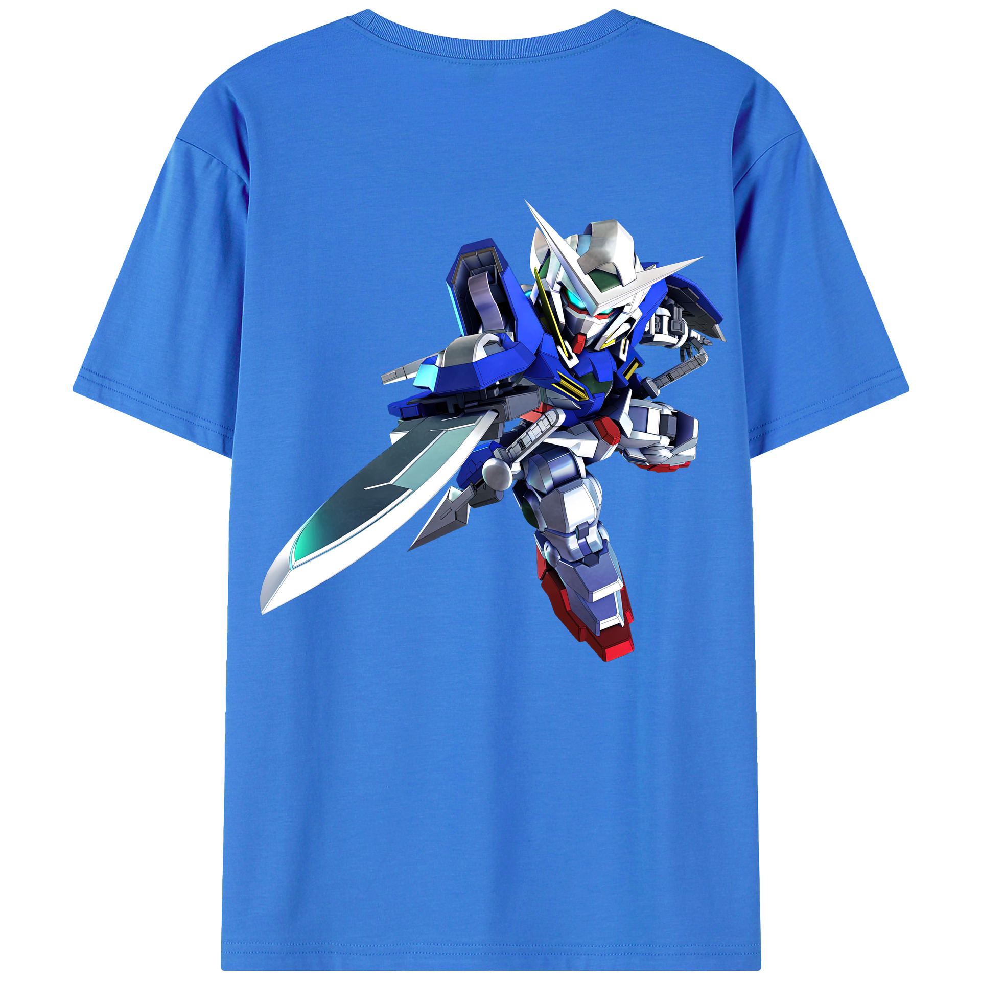（画像用） 機動戦士ガンダム Mobile Suit Gundam 綿100％半袖Tシャツ（背面プリント）