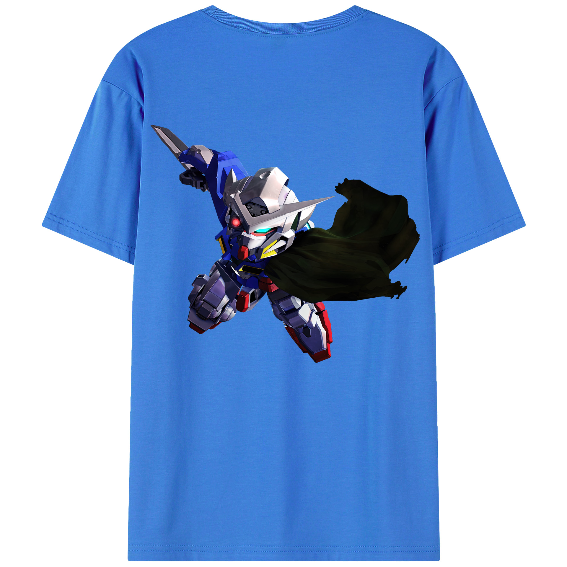 （画像用） 機動戦士ガンダム Mobile Suit Gundam 綿100％半袖Tシャツ（背面プリント）