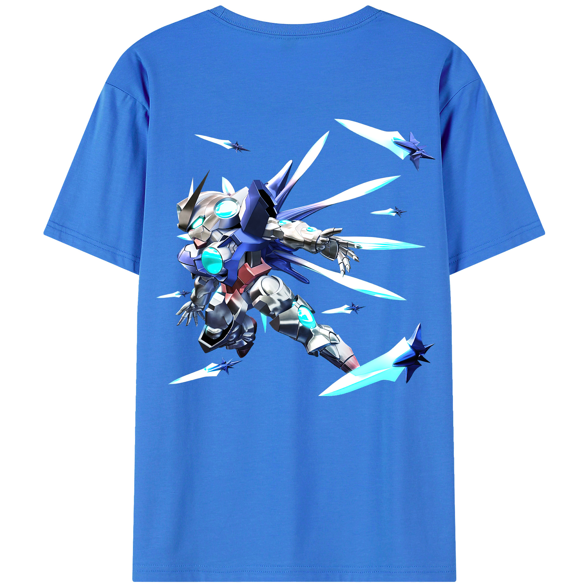 （画像用） 機動戦士ガンダム Mobile Suit Gundam 綿100％半袖Tシャツ（背面プリント）